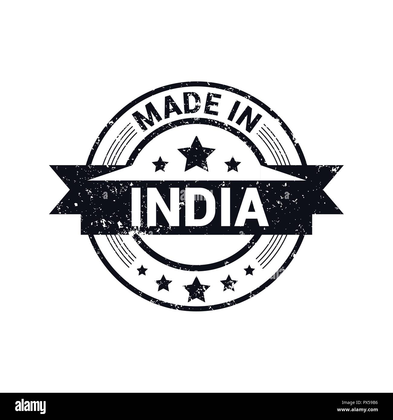 India stamp design vector Stock Vector Image & Art Alamy