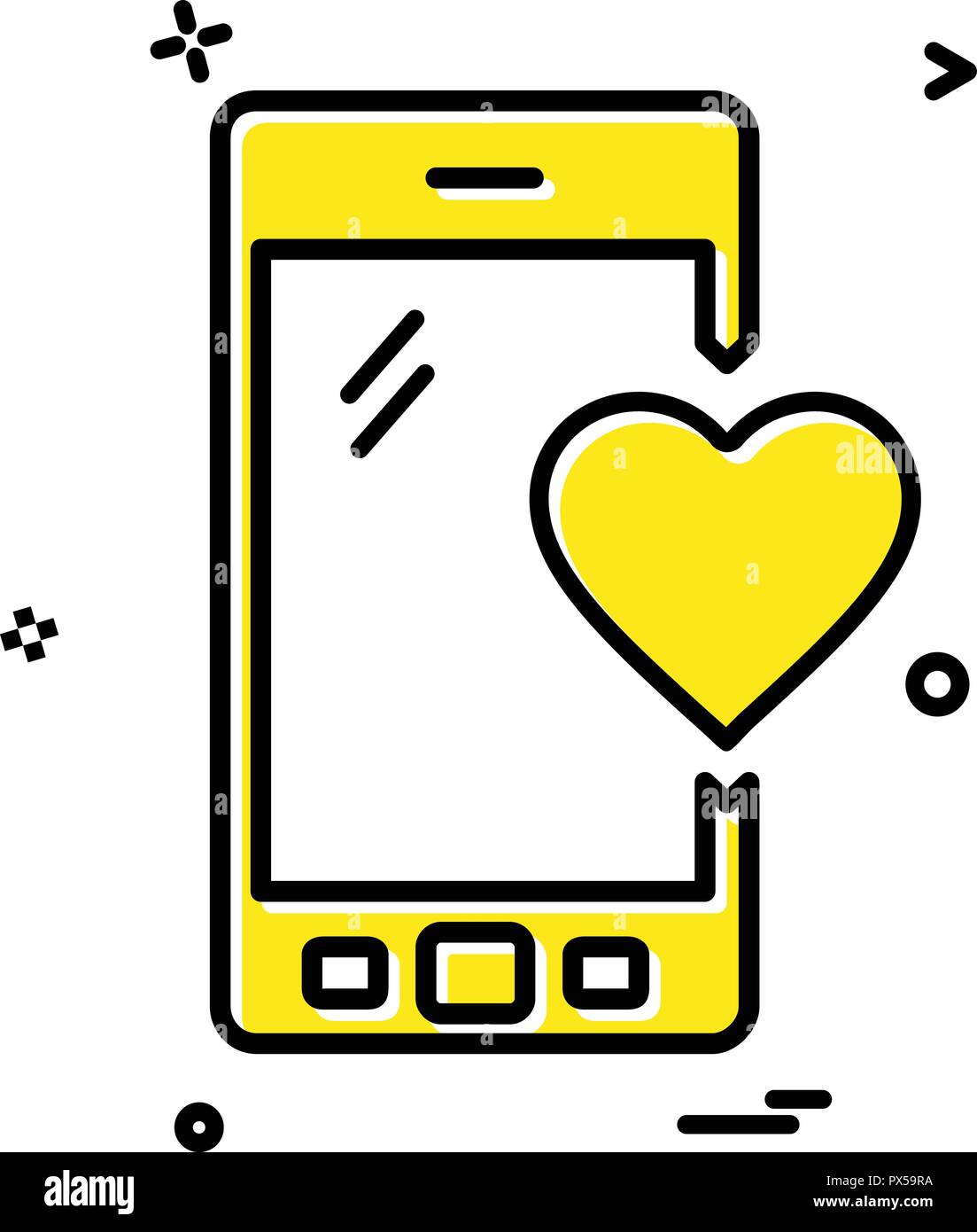 Smart phone icon design vector Stock Vector Image & Art - Alamy