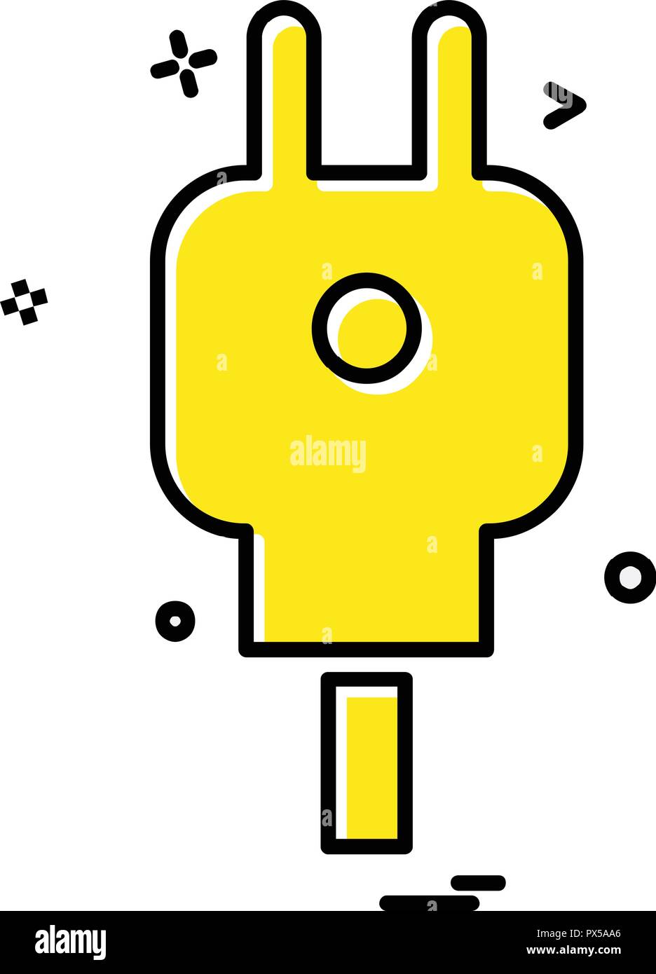 power plug icon design vector Stock Vector Image & Art - Alamy
