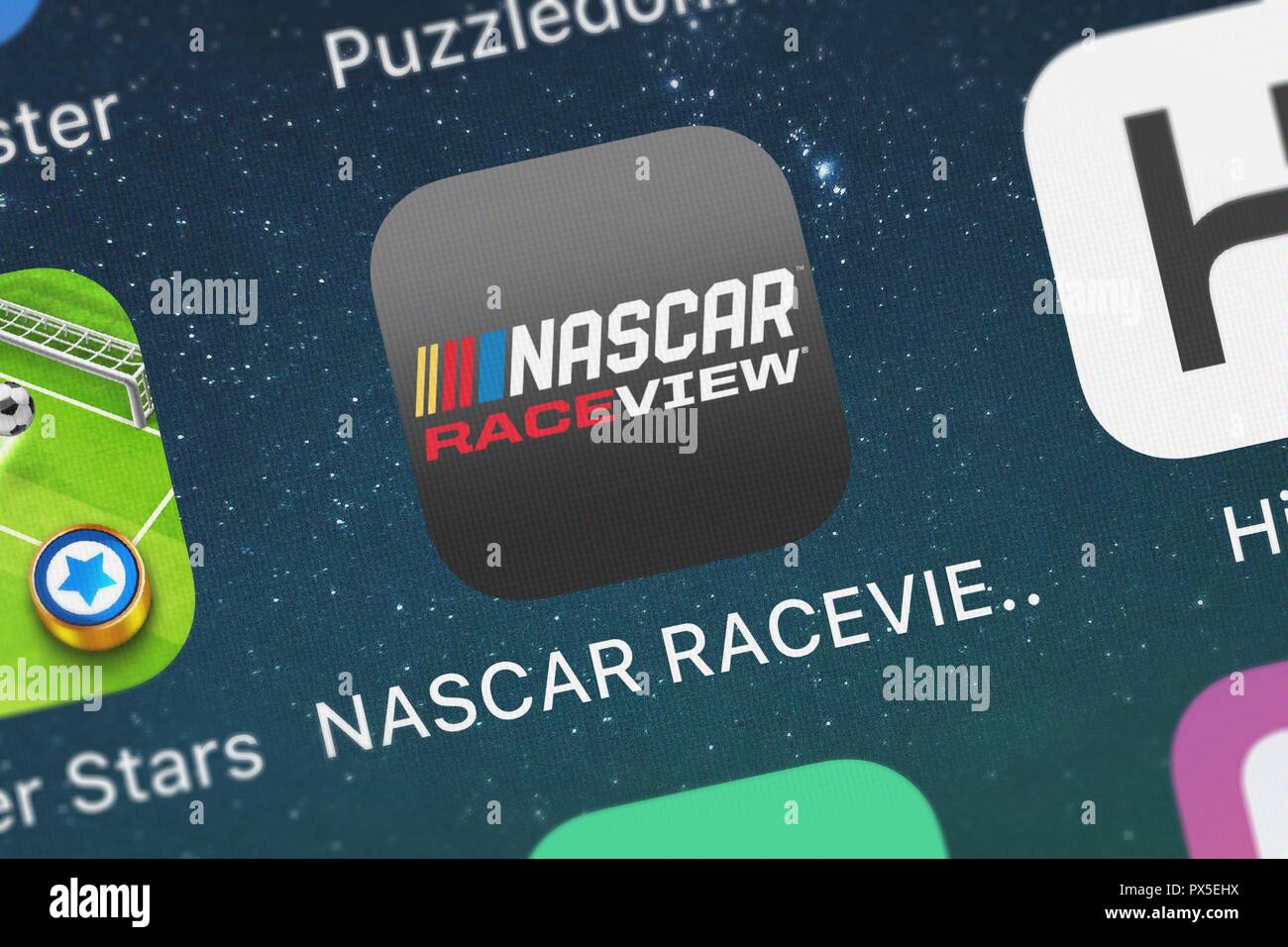 Nascar Raceview Mobile High Resolution Stock Photography And Images Alamy