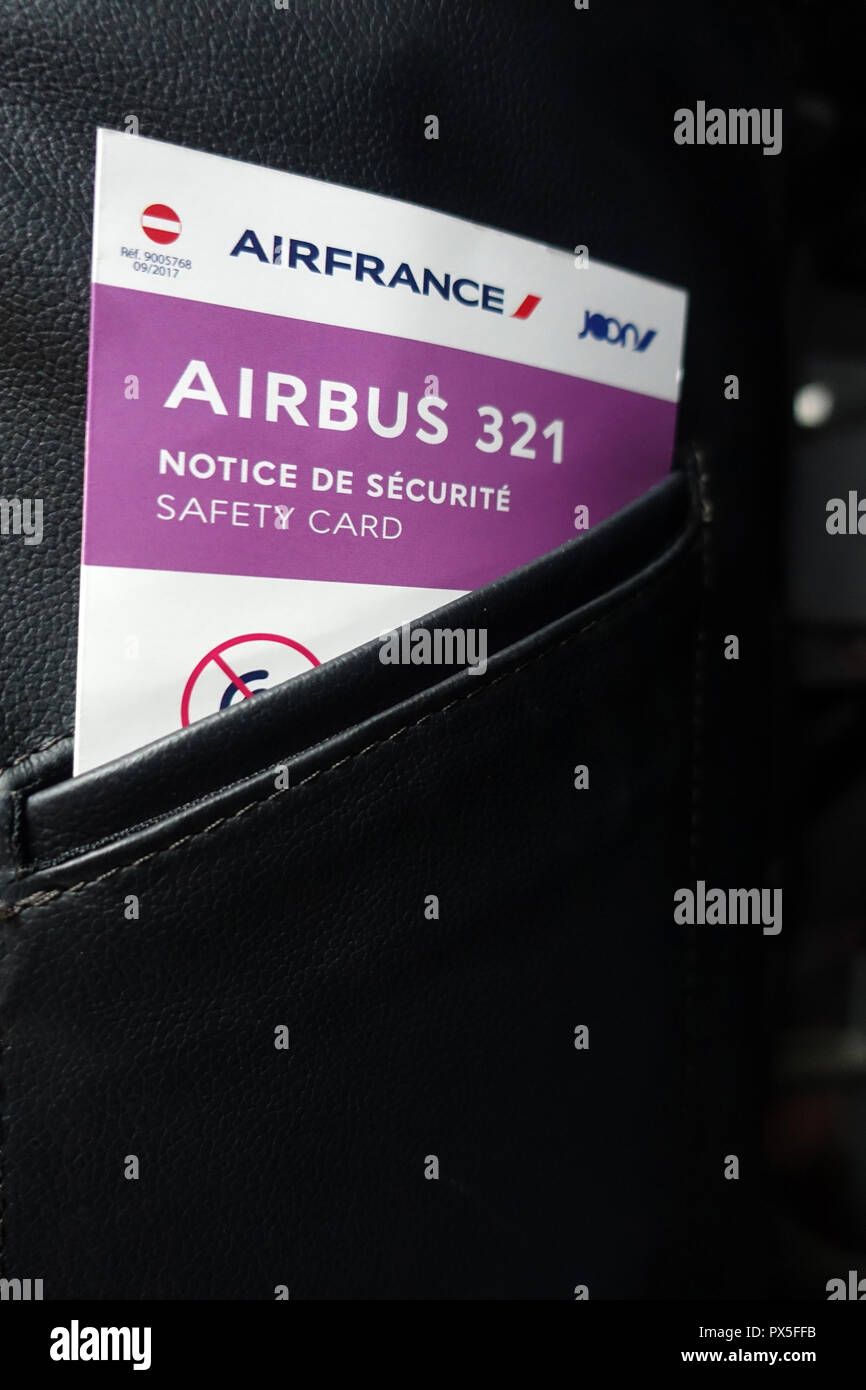 Safety card hi-res stock photography and images - Alamy