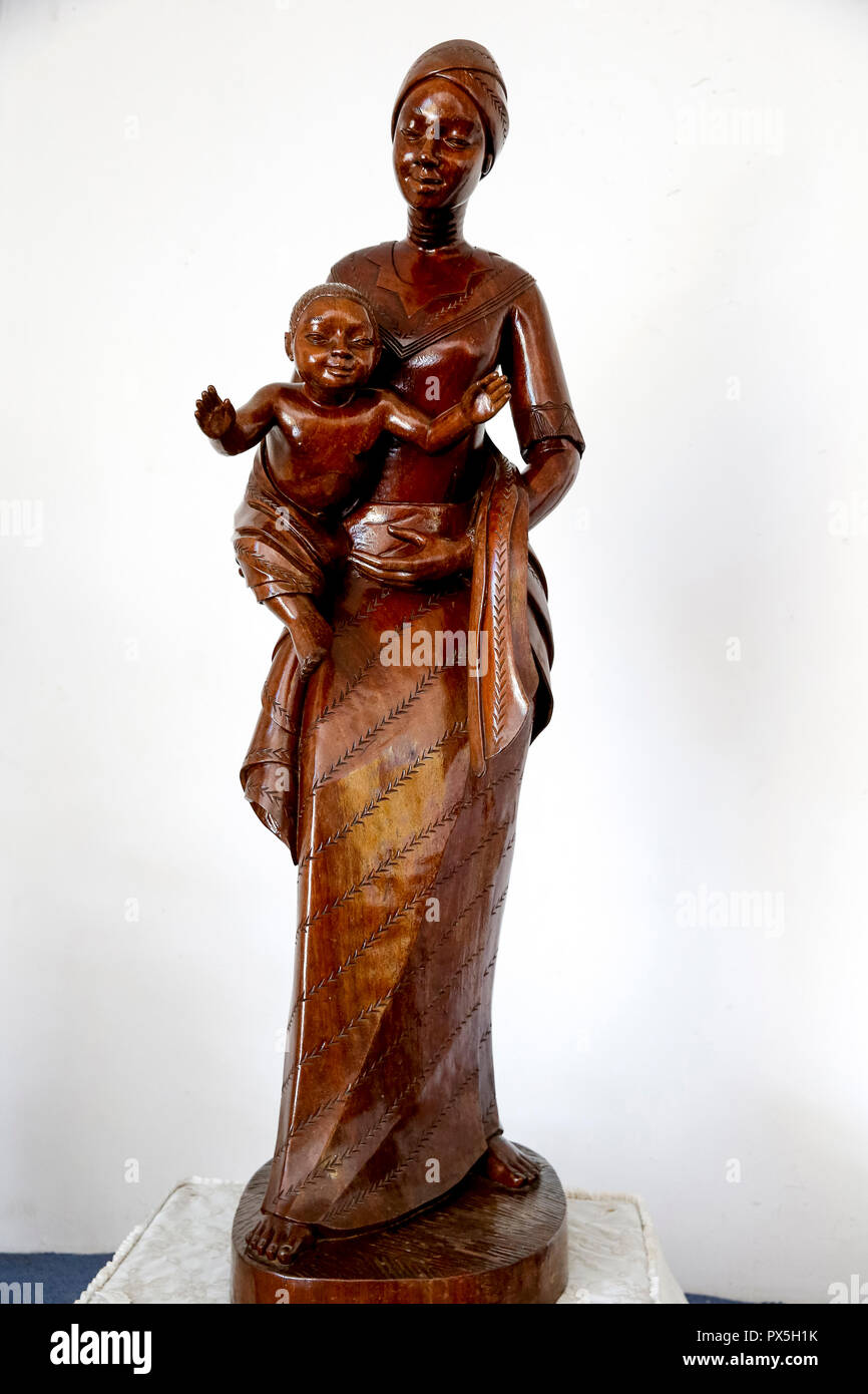 Virgin and child statue at Our Lady of Africa catholic sanctuary