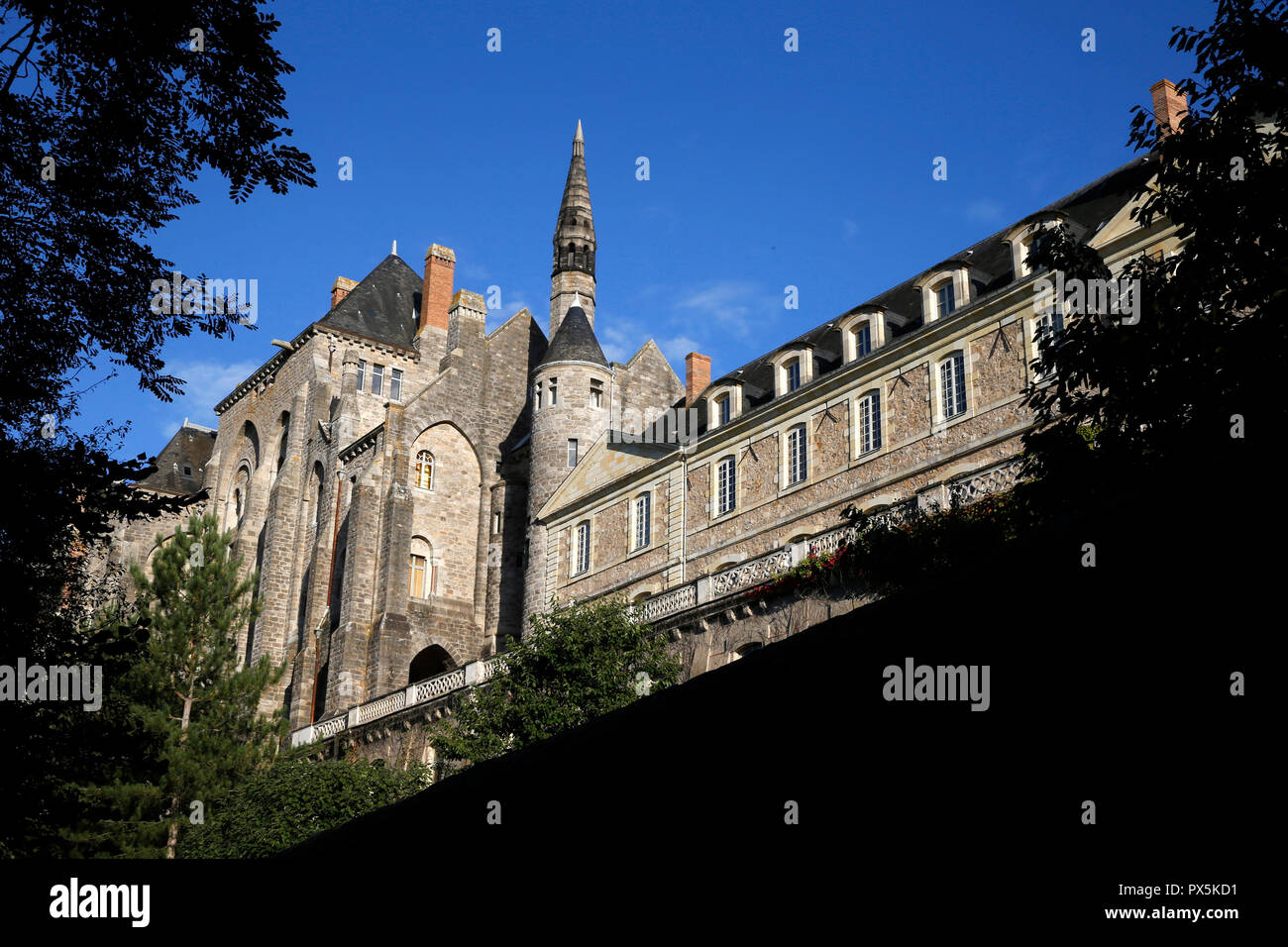 Solesme benedictine abbey, France. Stock Photo