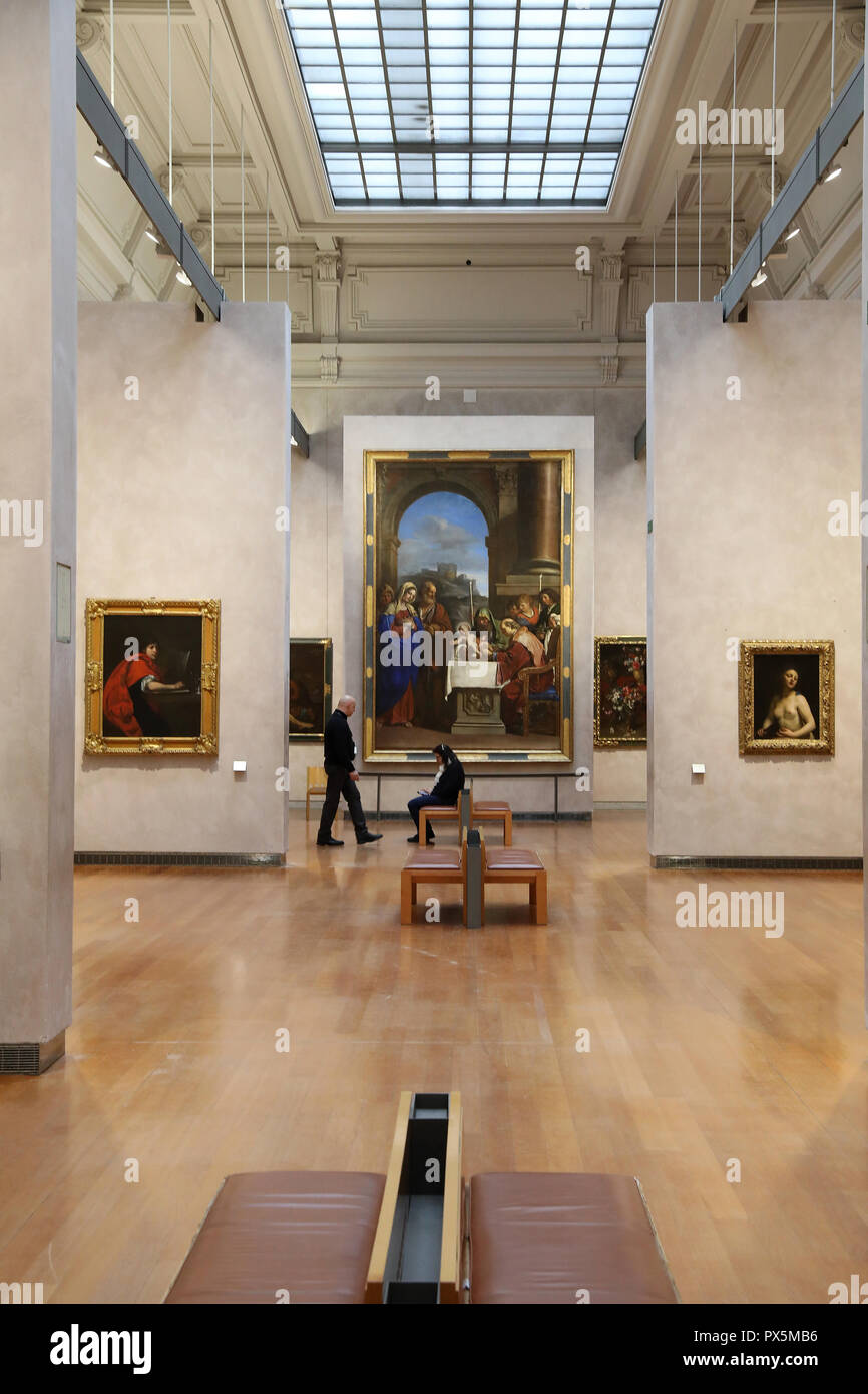 Fine Art museum, Lyon, France. Stock Photo