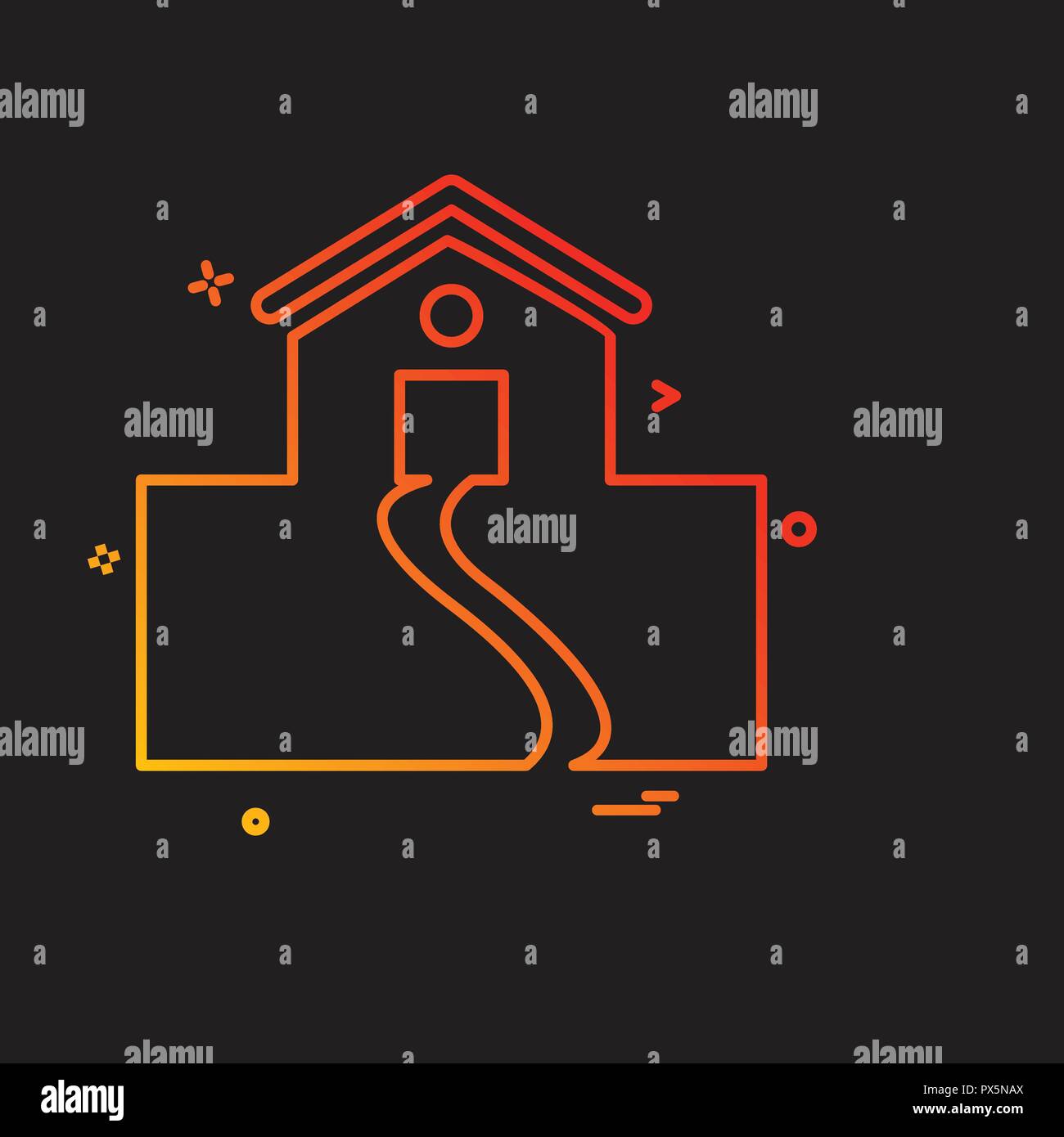 Real Estate icon design vector Stock Vector Image & Art - Alamy