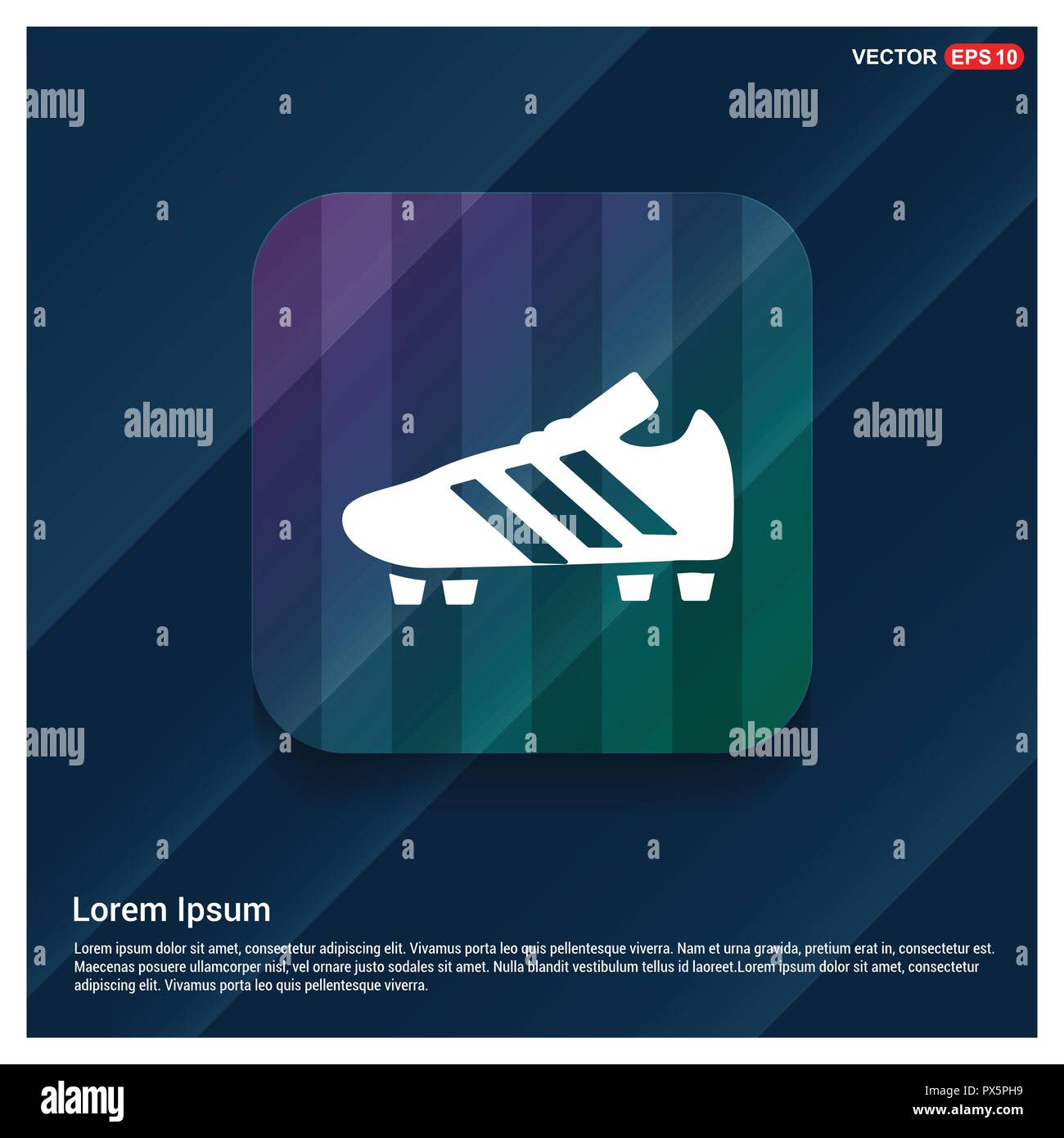 Football Boot Icon Stock Vector Image & Art Alamy