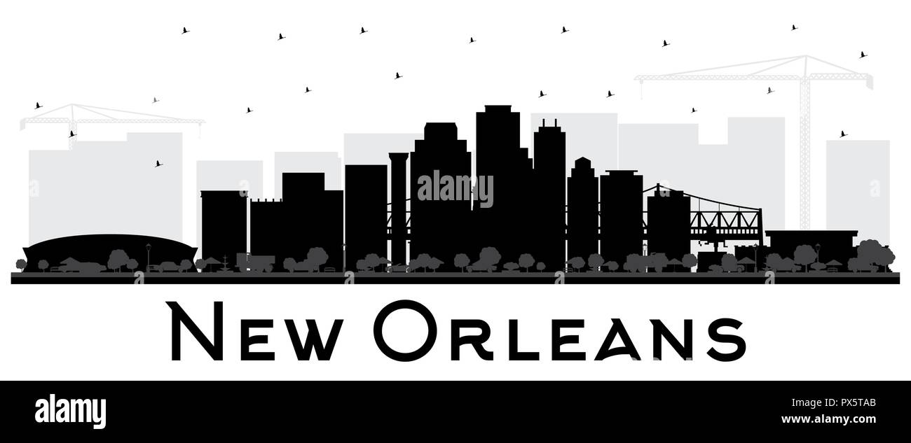New orleans skyline silhouette hi-res stock photography and images - Alamy