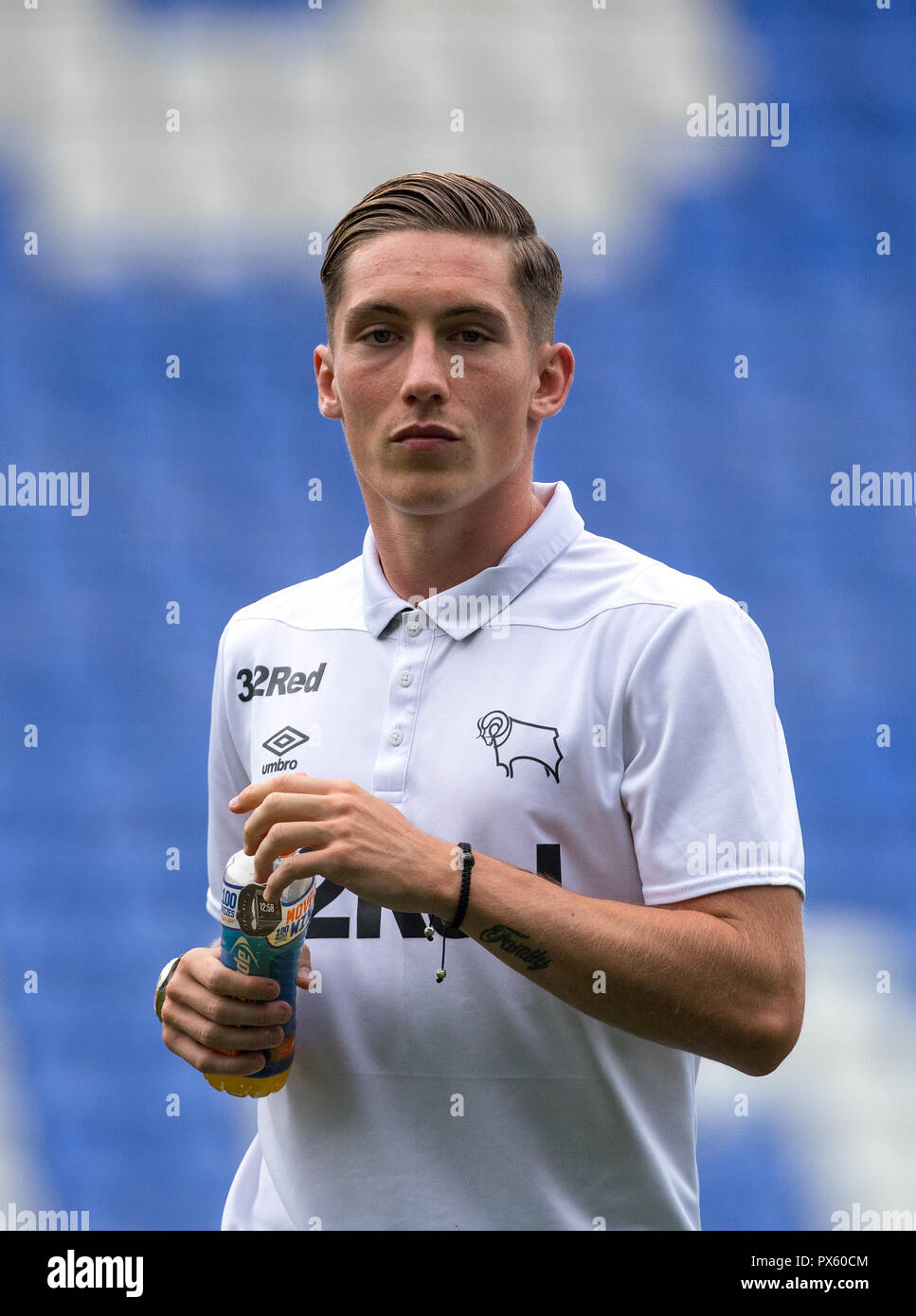 Harry Wilson On Loan From Liverpool Of Derby County Pre Match During The Sky Bet Championship Match Between Reading And Derby County At The Madejski Stock Photo Alamy