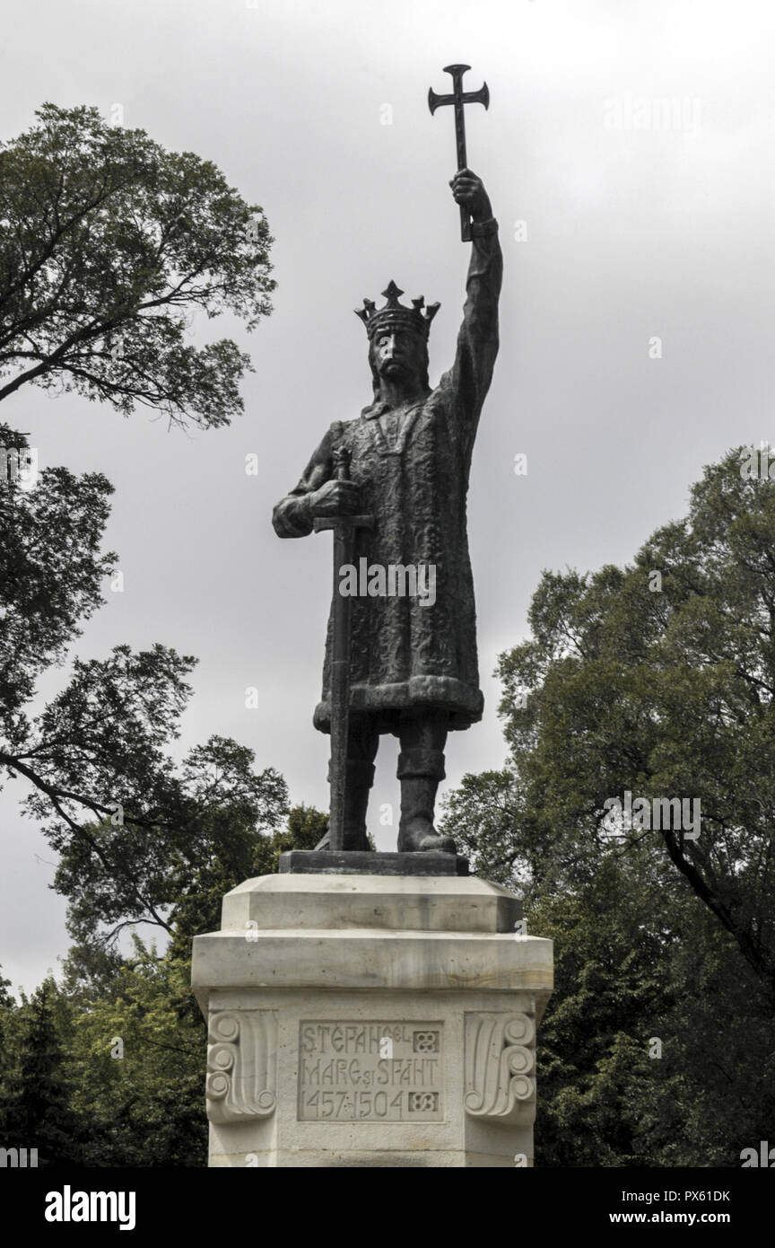 Chisinau Stefan Cel Mare Monument Moldova Stock Photo Alamy