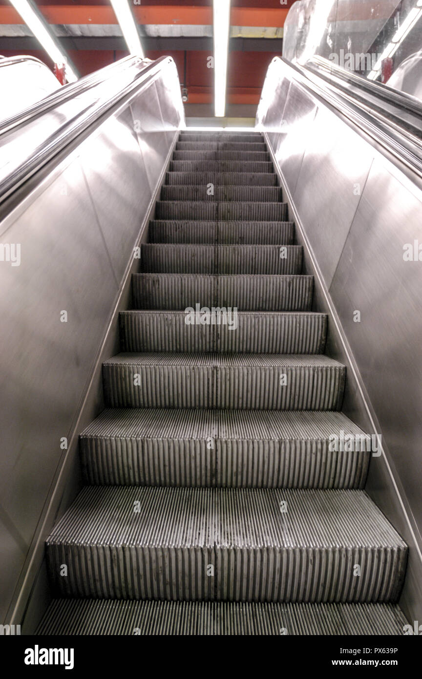 Escalator Stock Photo