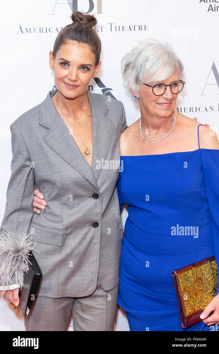 New York, United States. 17th Oct, 2018. Katie Holmes and Kathleen ...