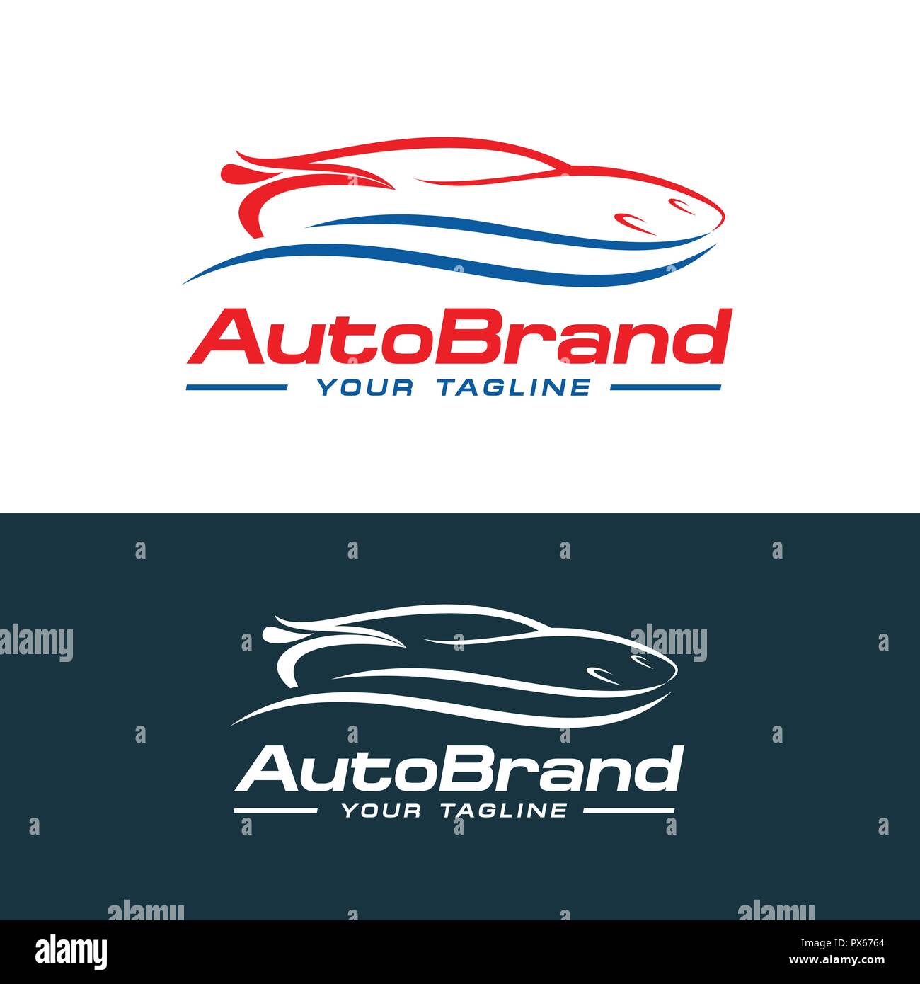 Car logo vector, auto company logo vector template design Stock Vector