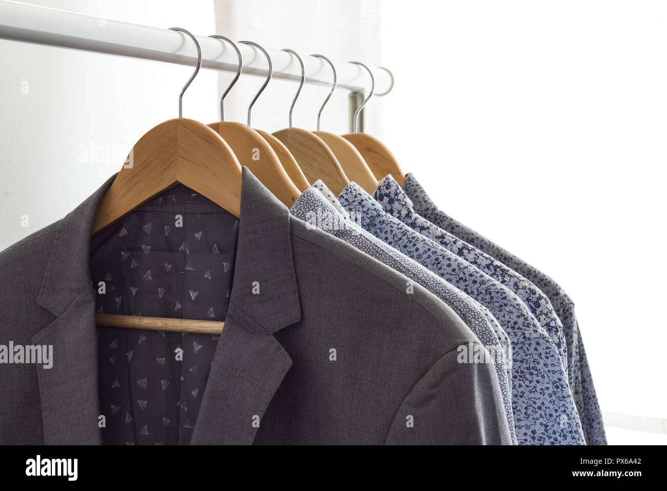 Men´s fashion jackets Stock Photo - Alamy