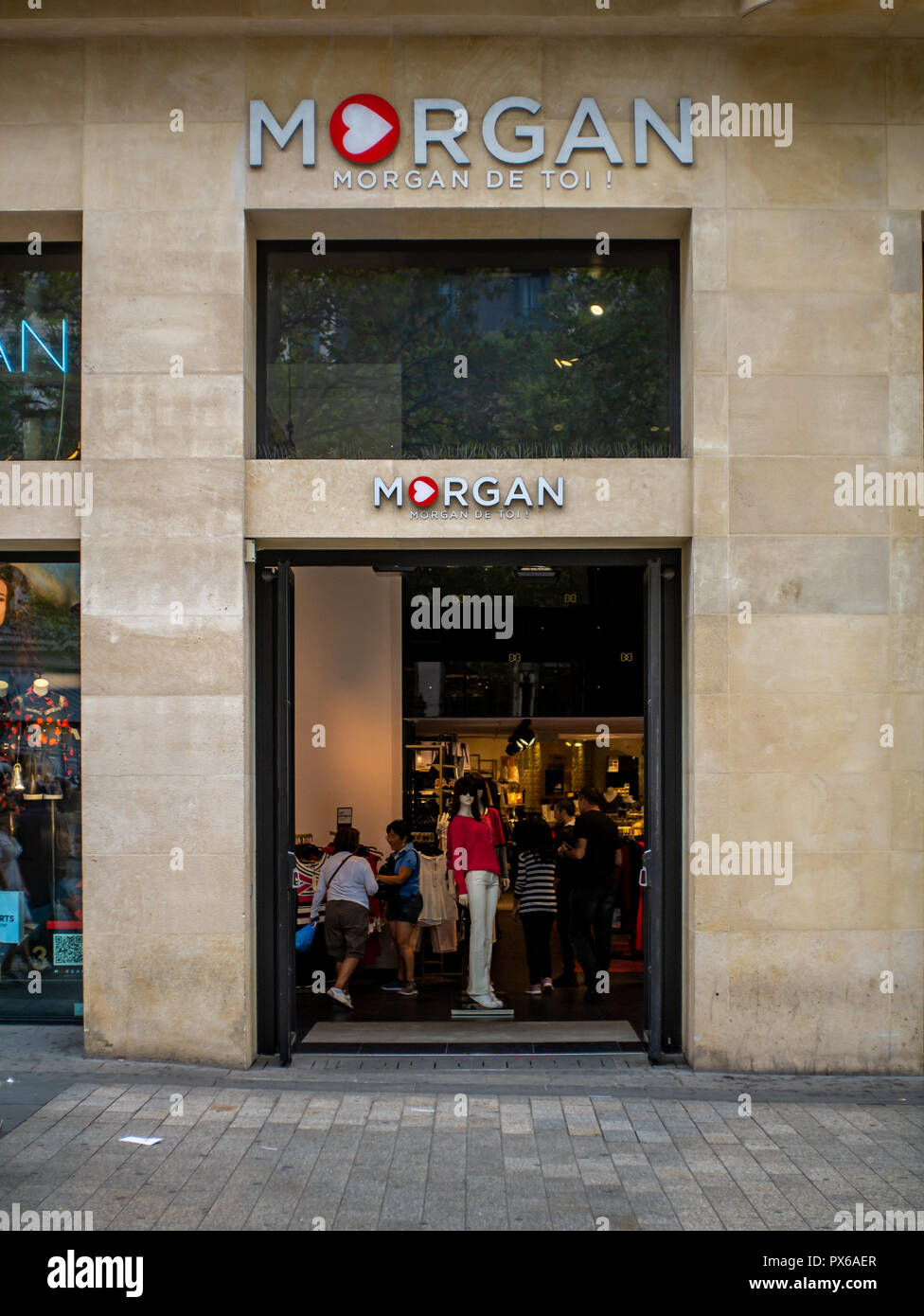 Paris, France - August 15, 2018 : Morgan De Toi store in Paris. Morgan de  Toi is a clothing brand, owned by the French company Morgan SA Stock Photo  - Alamy