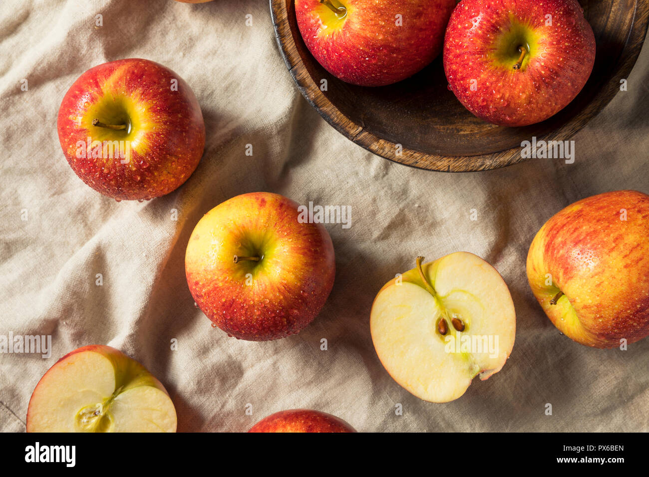 Raw Red Organic Envy Apples Ready to Eat Stock Photo - Alamy