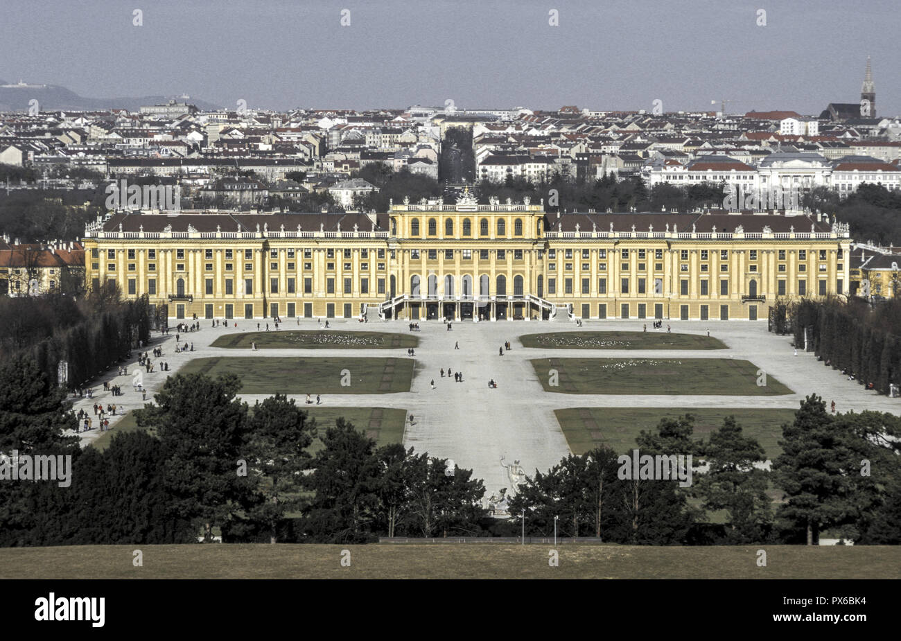 Schönbrunn castle Vienna, Austria, Vienna, 13. district, Schoenbrunn Stock Photo