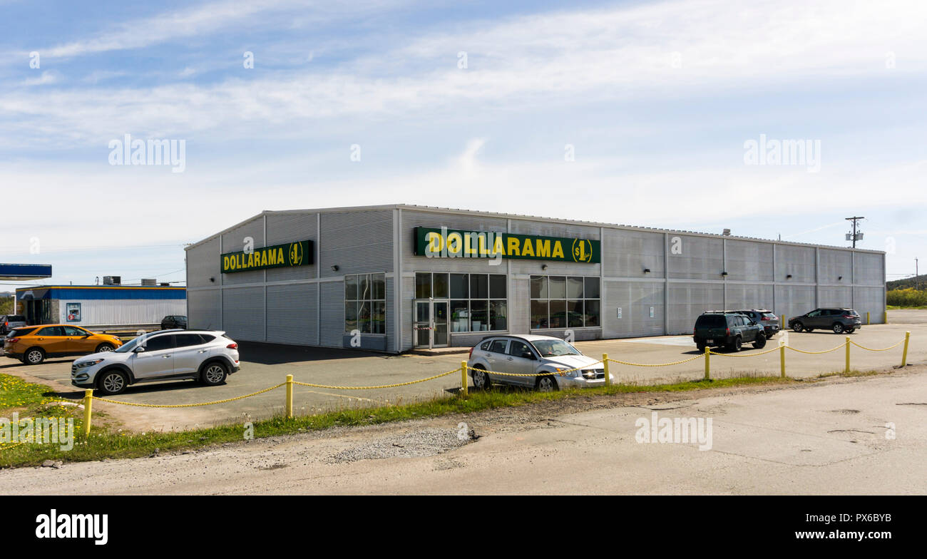 Dollarama discount store, Canada. Stock Photo
