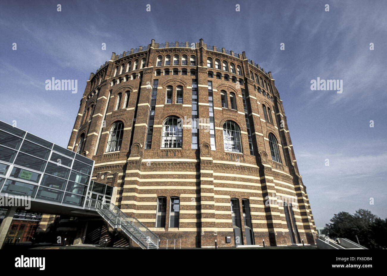 Gasometer Vienna Austria Vienna 3 District Gasometer G Town Stock Photo Alamy