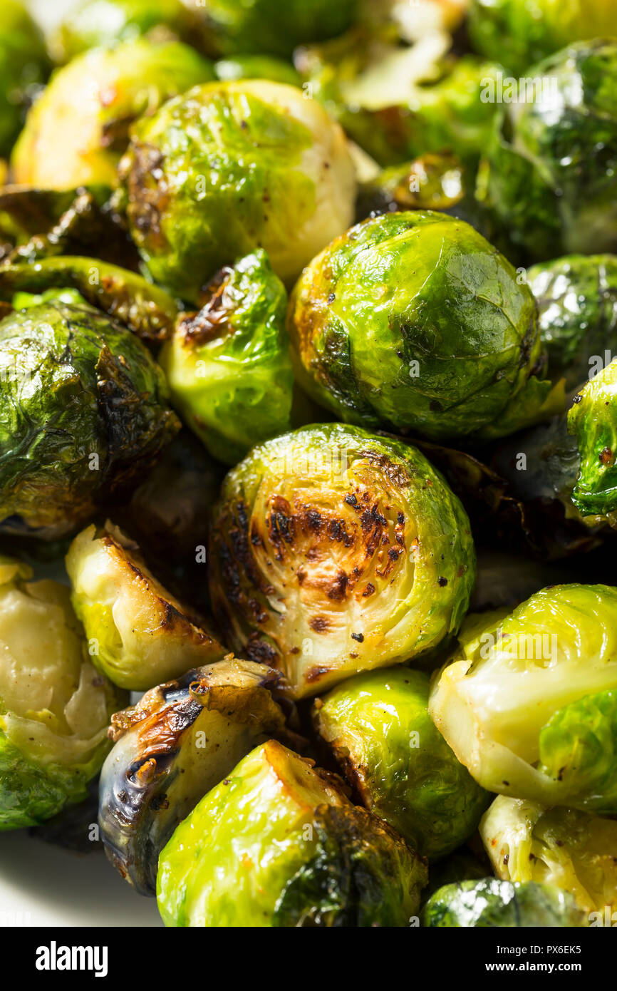 Healthy Roasted Brussel Sprouts for Thanksgiving Dinner Stock Photo Alamy