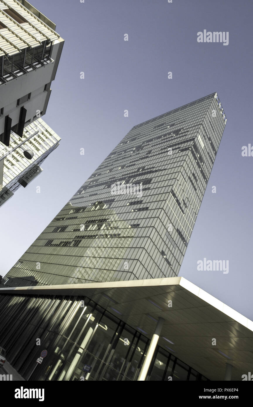 Wienerberg City, Twin Tower, Austria, Vienna, 10. district, Wienerberg Stock Photo