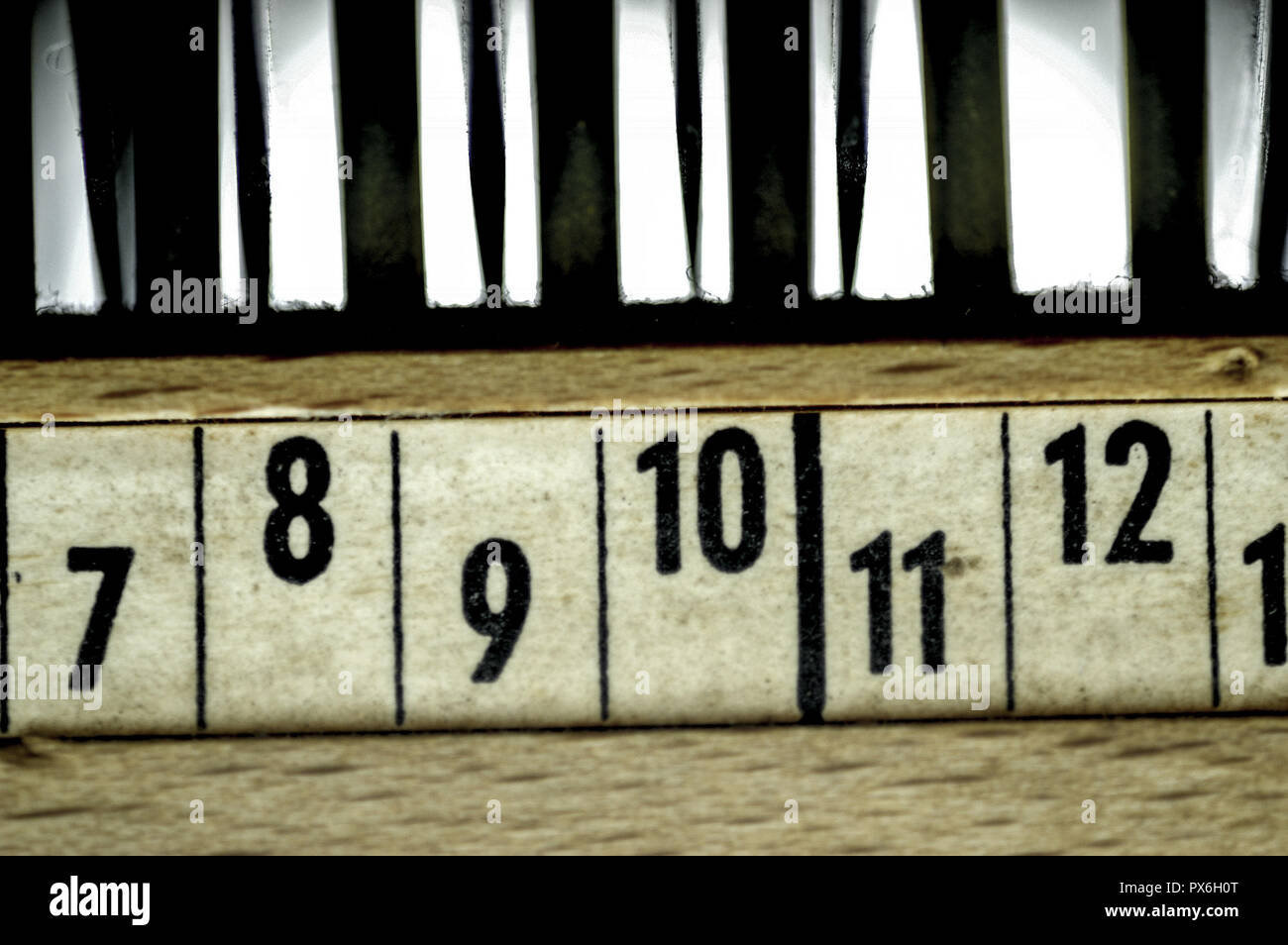 Cypher, board, line, symbol, number Stock Photo