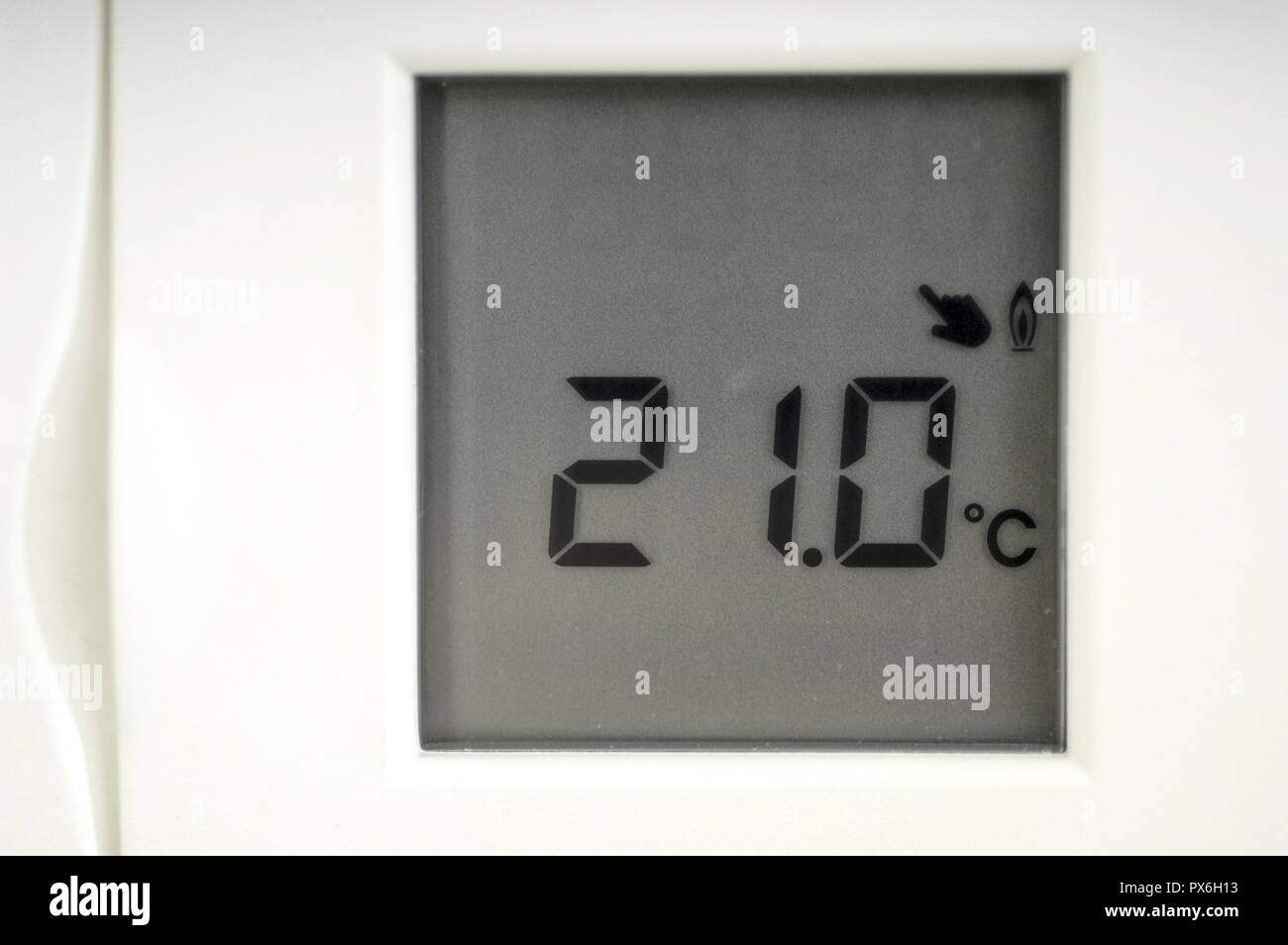 Digital thermometer, thermostat Stock Photo Alamy