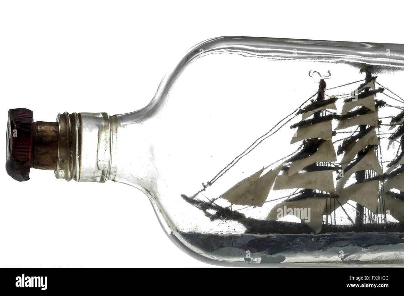Ship in a bottle Stock Photo Alamy