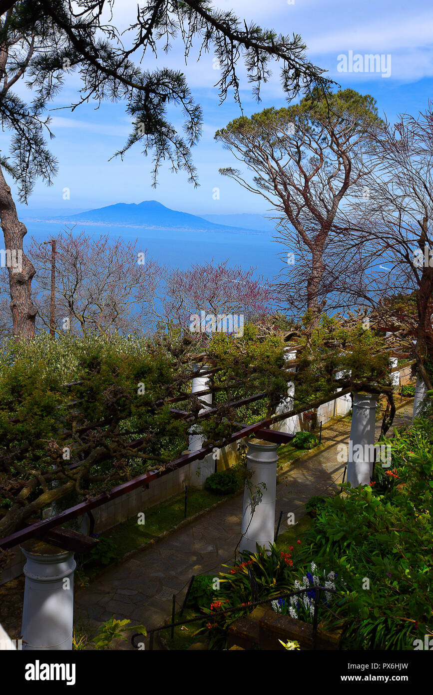 The Villa San Michele in Anacapri which was the home built by