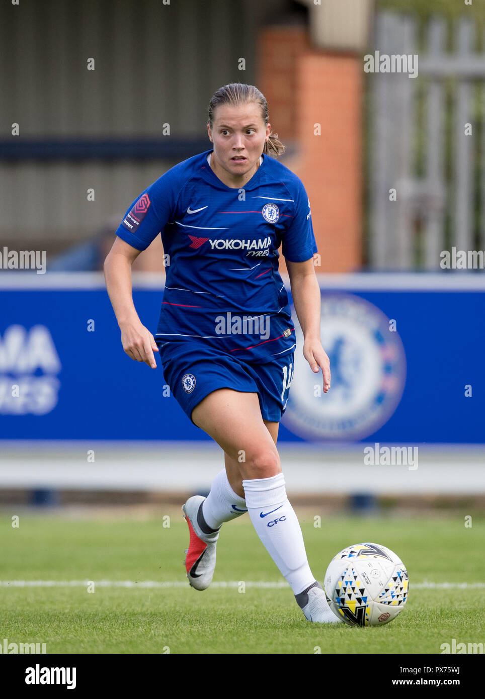 Fran Kirby Of Chelsea Women During The Fawsl Cup Match Between Chelsea Ladies And Brighton And Hove Albion At The Cherry Red Records Stadium Kingston Stock Photo Alamy