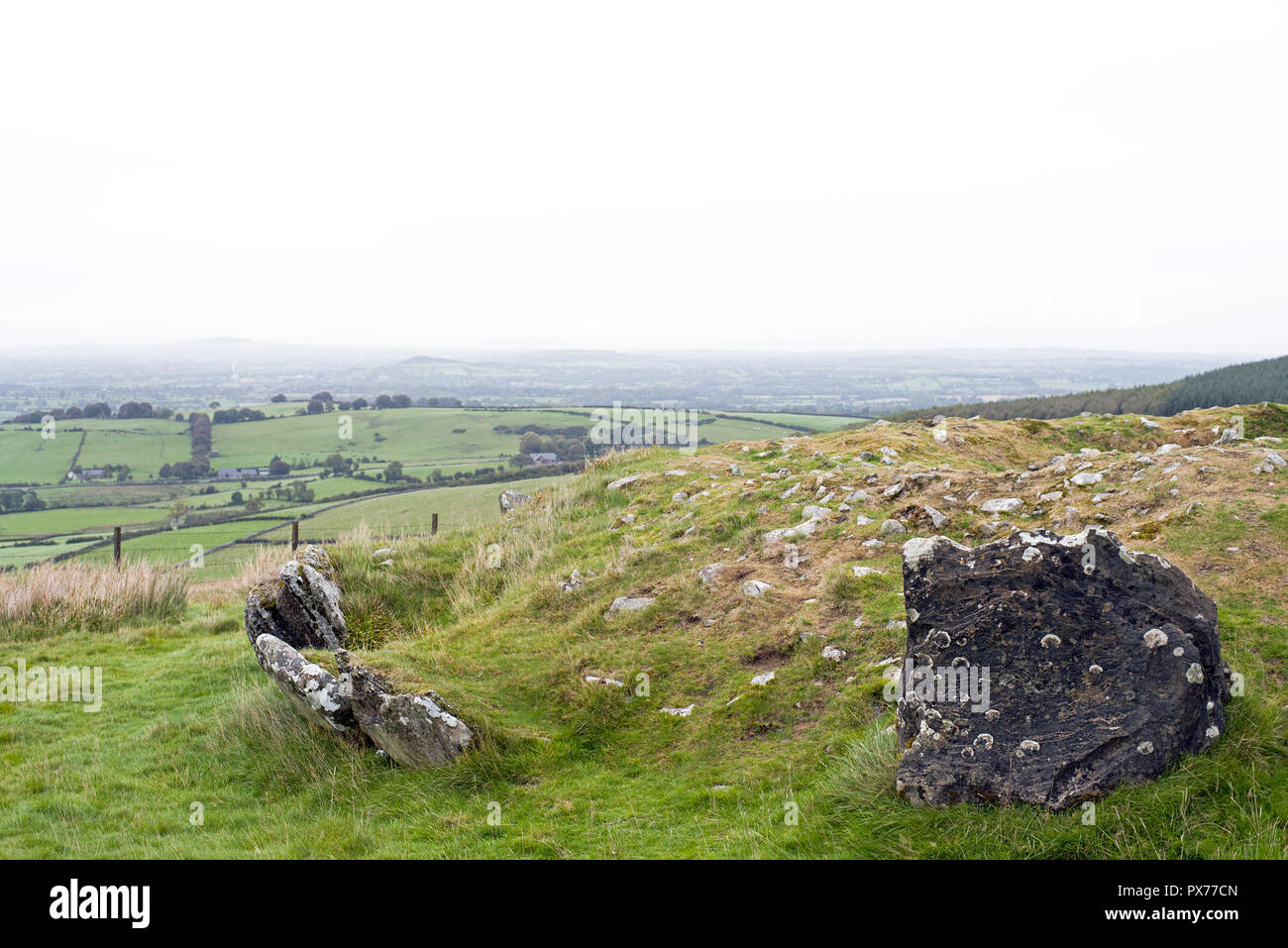 Loughcrew’s Ancient Passage Tombs, Co Meath, Ireland Stock Photo
