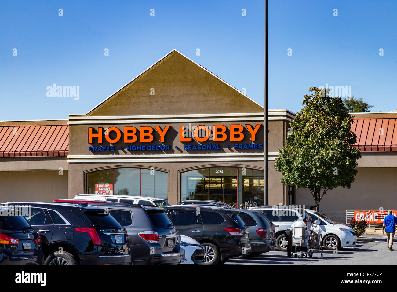 Lancaster, PA, USA October 18, 2018 Hobby Lobby Stores is a private