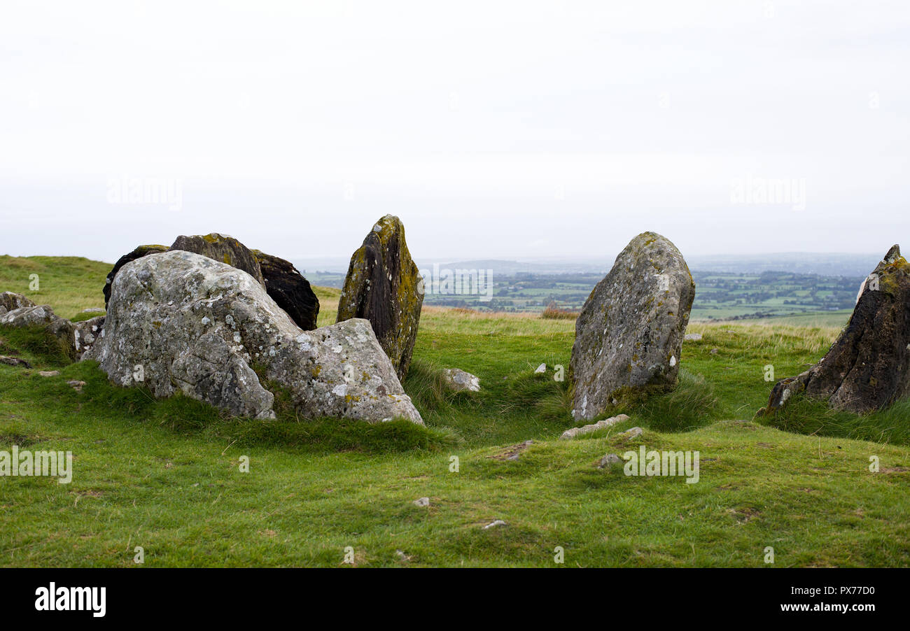 Loughcrew’s Ancient Passage Tombs, Co Meath, Ireland Stock Photo