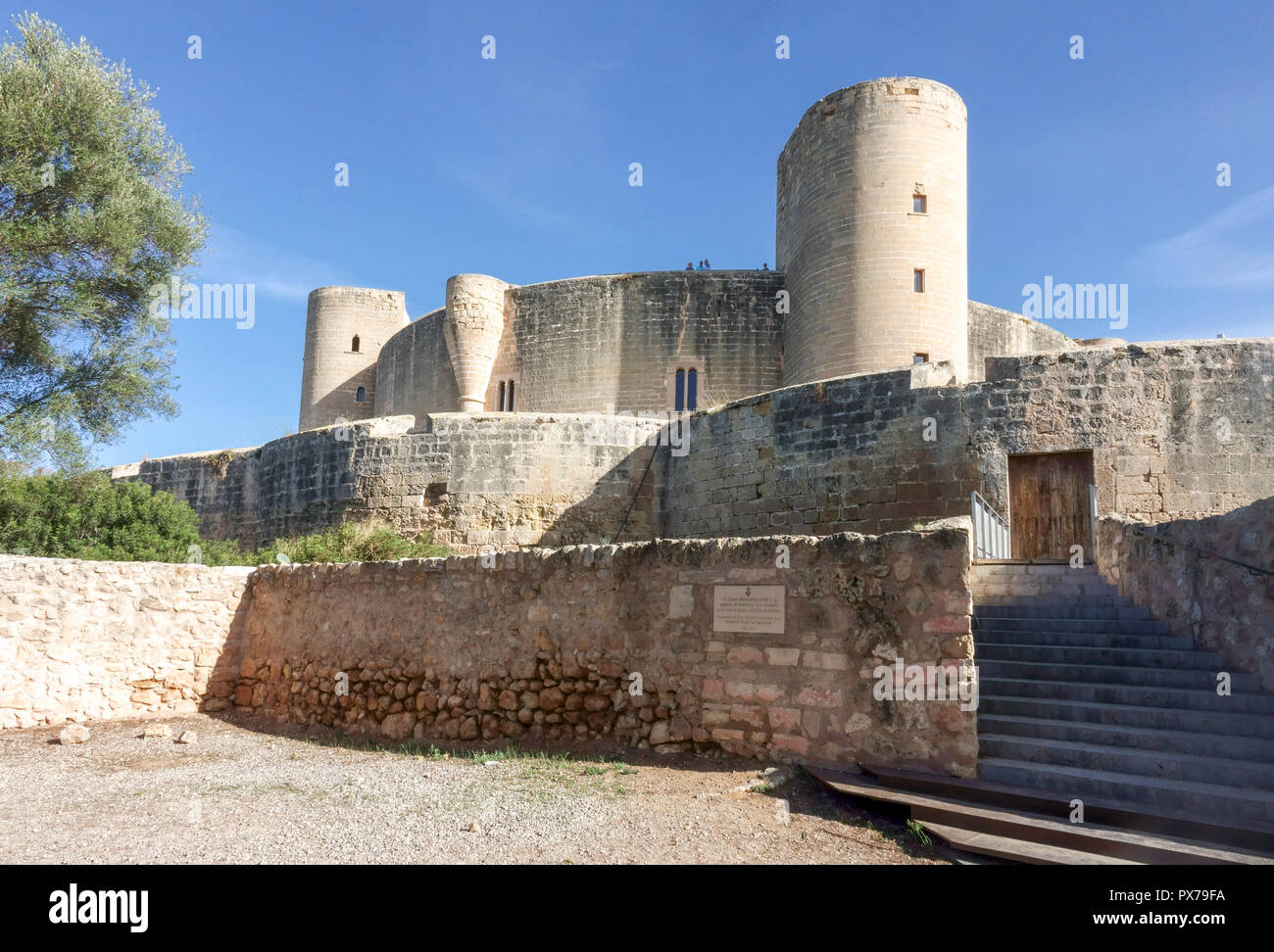 Castell de Bellver, Palma de Mallorca Spain Stock Photo