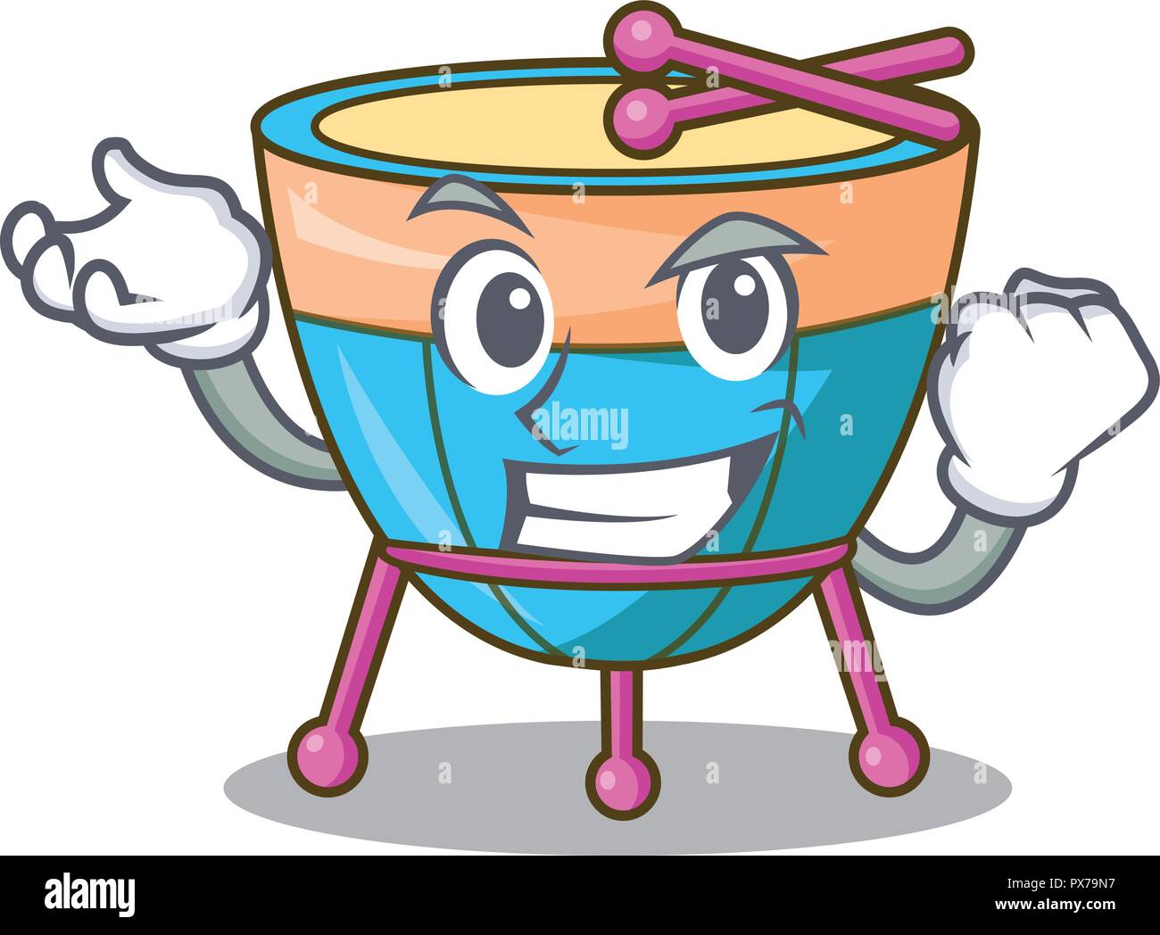 Successful cartoon timpani in the orchestra group Stock Vector Image & Art Alamy