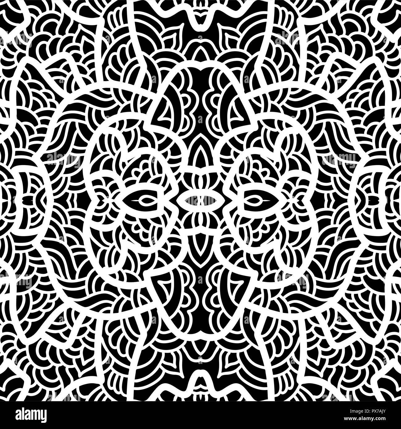 Asian wallpaper Black and White Stock Photos & Images Alamy