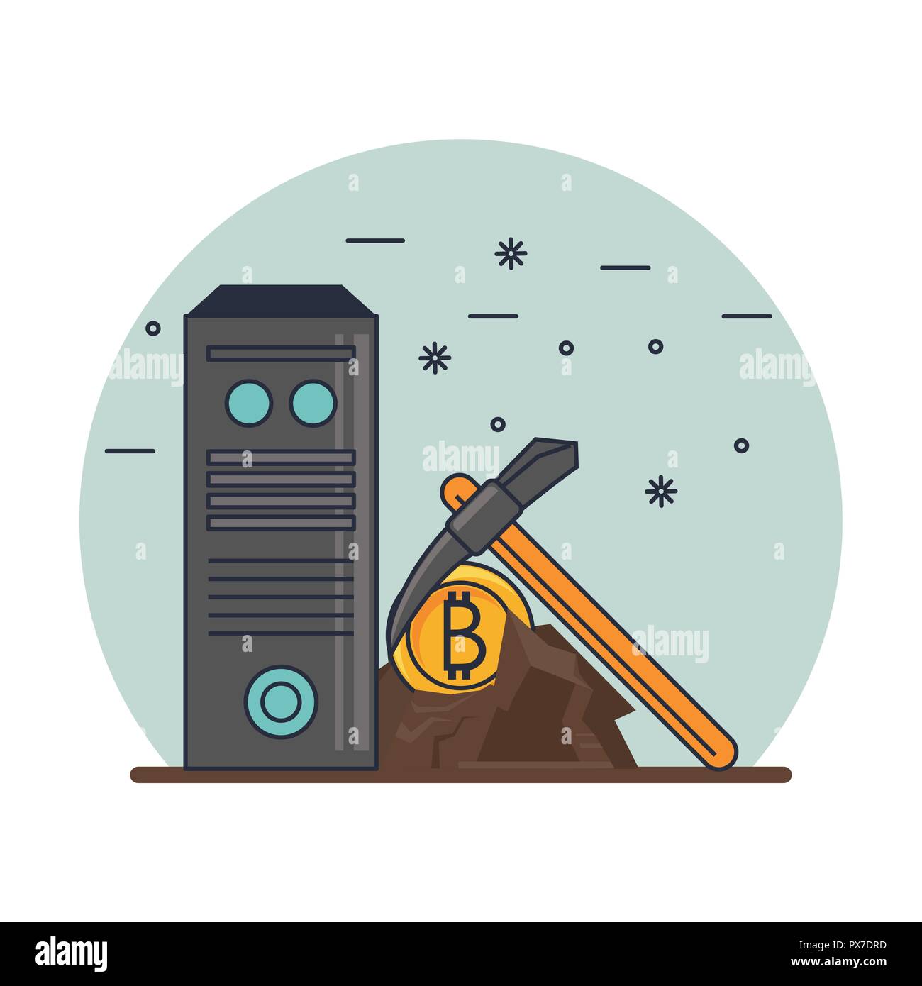 Mining Tools Cut Out Stock Images & Pictures - Alamy