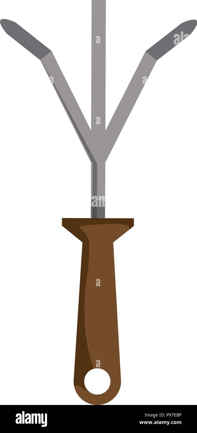 gardening rake tool icon vector illustration design Stock Vector Image ...