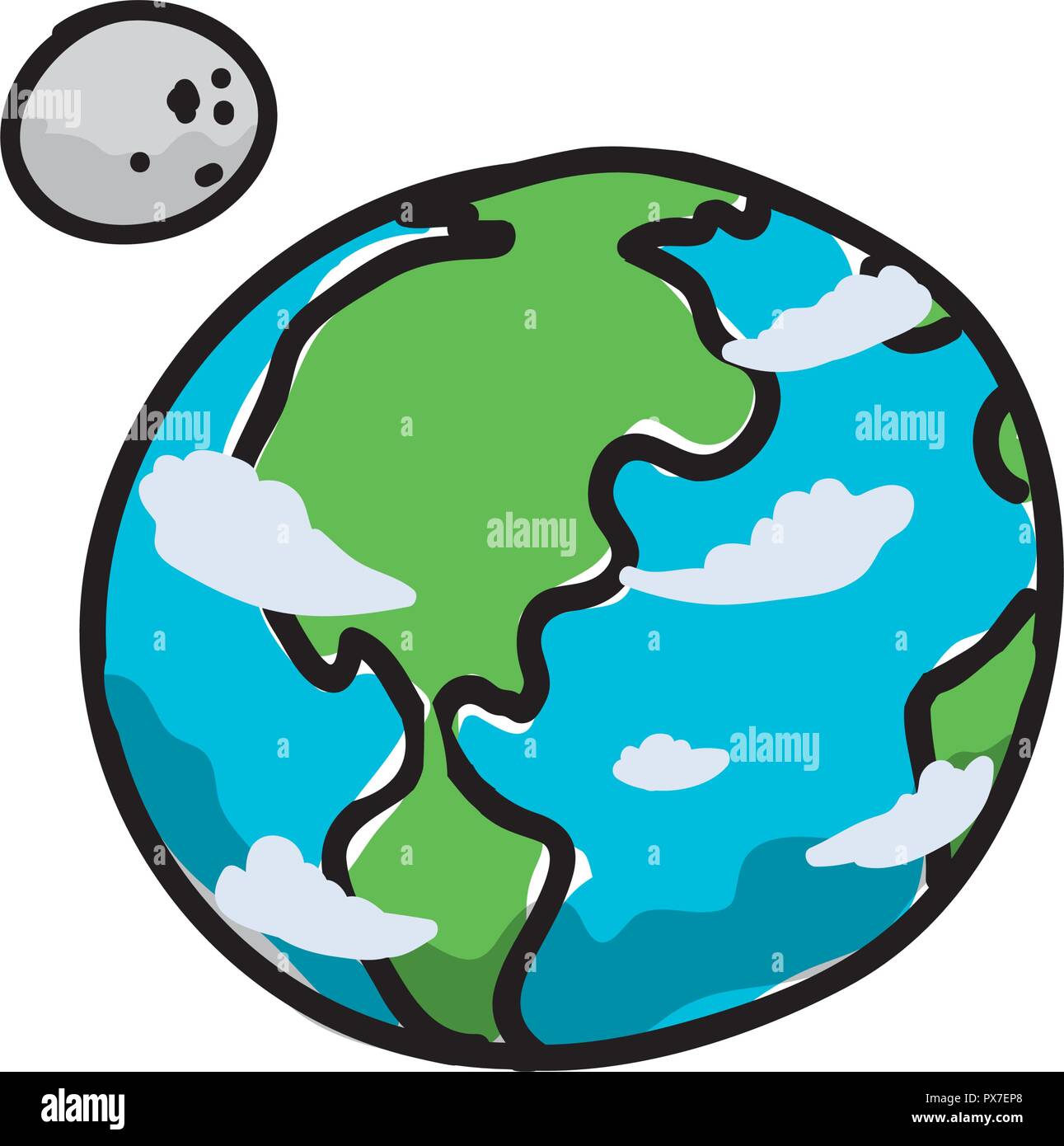 Earth And Moon High Resolution Stock Photography and Images - Alamy