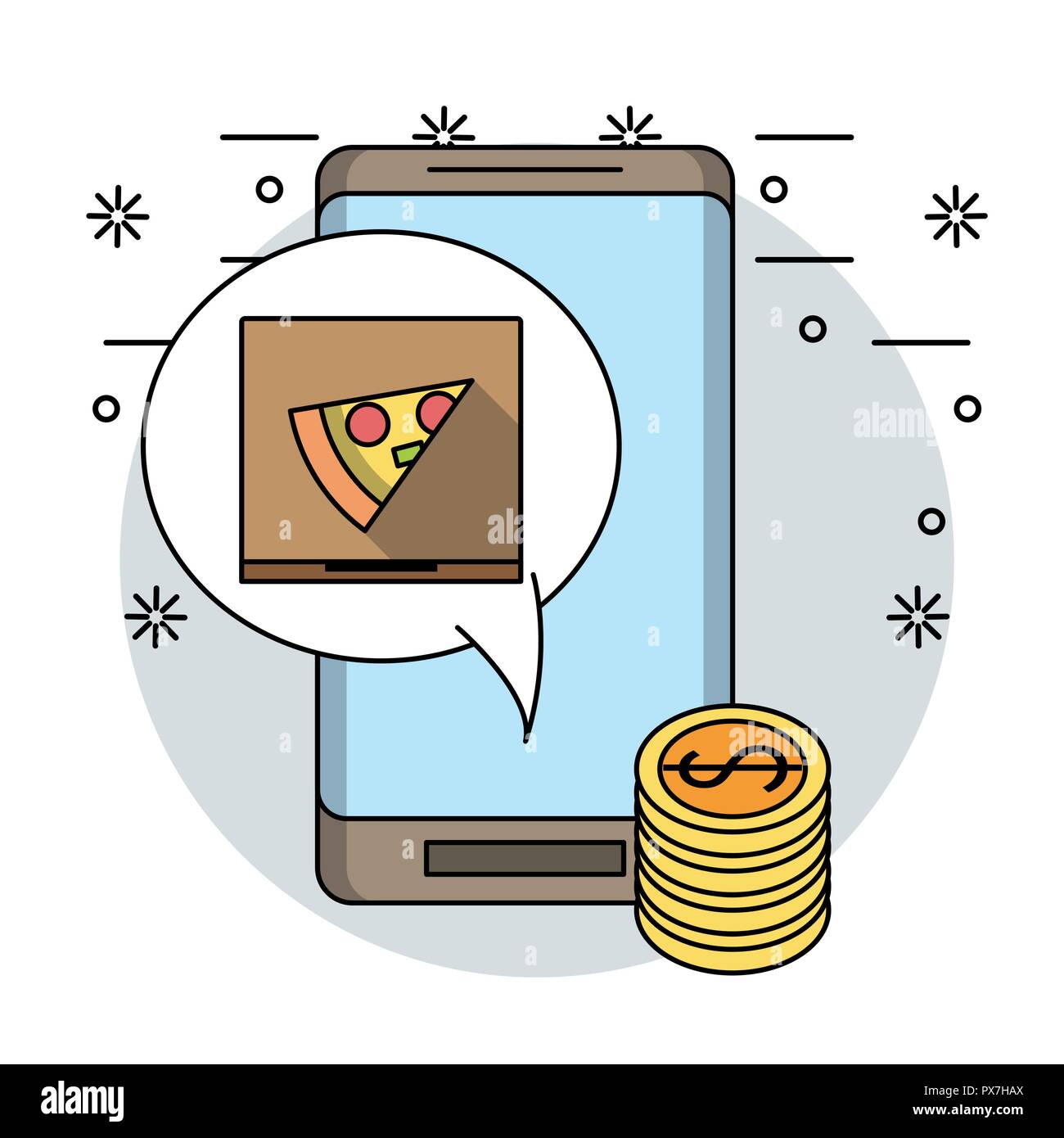 Online food order Stock Vector Image & Art Alamy