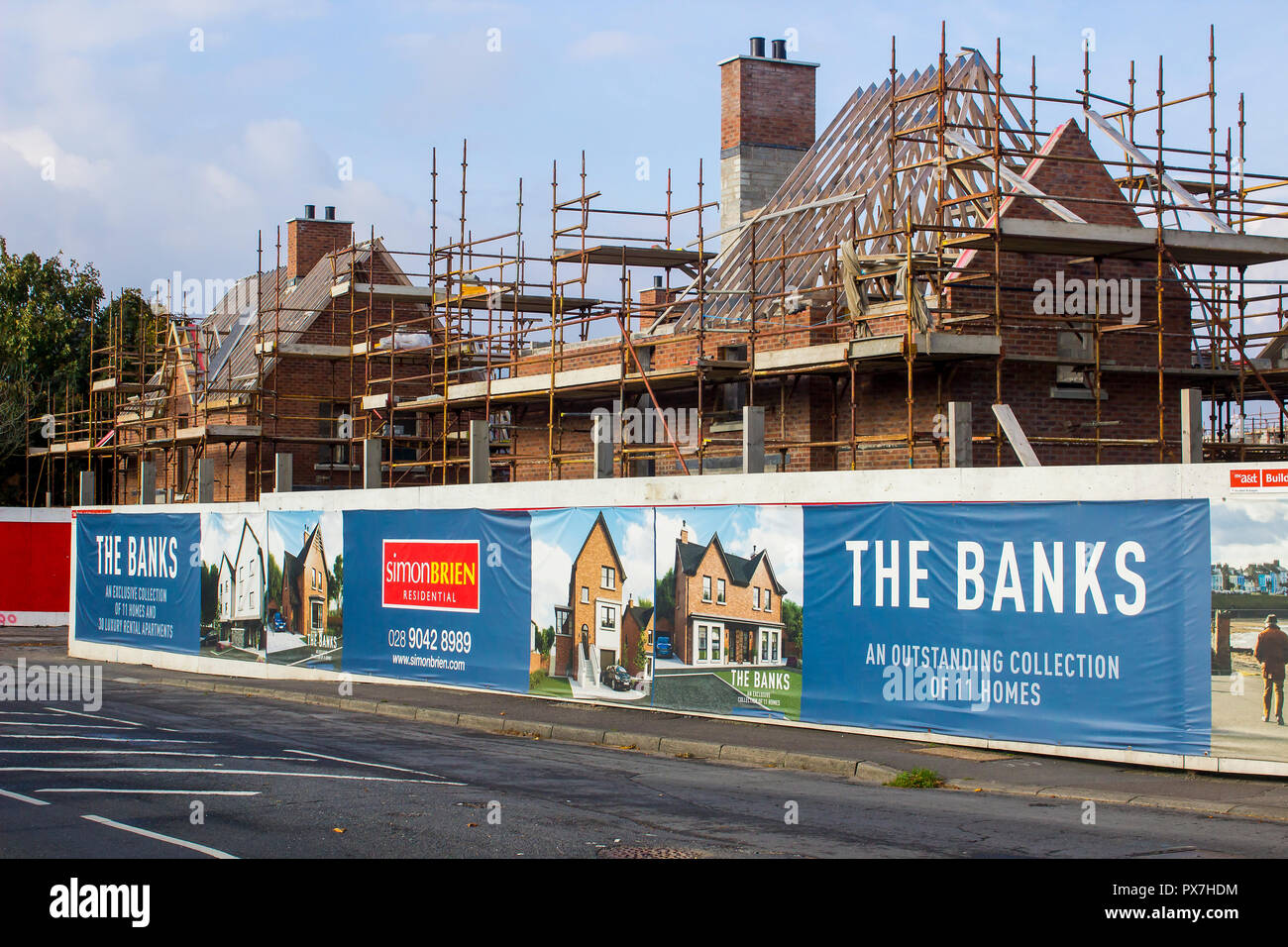11 October 2018 A luxury building development site in Ballyholme