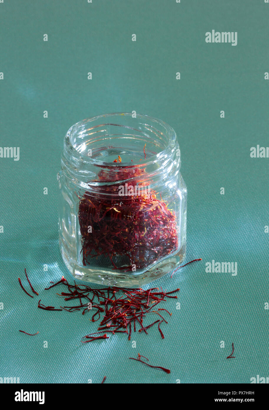 Saffron crocus threads Stock Photo Alamy