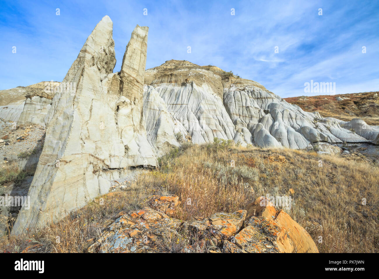 badlands near brockton, montana Stock Photo Alamy