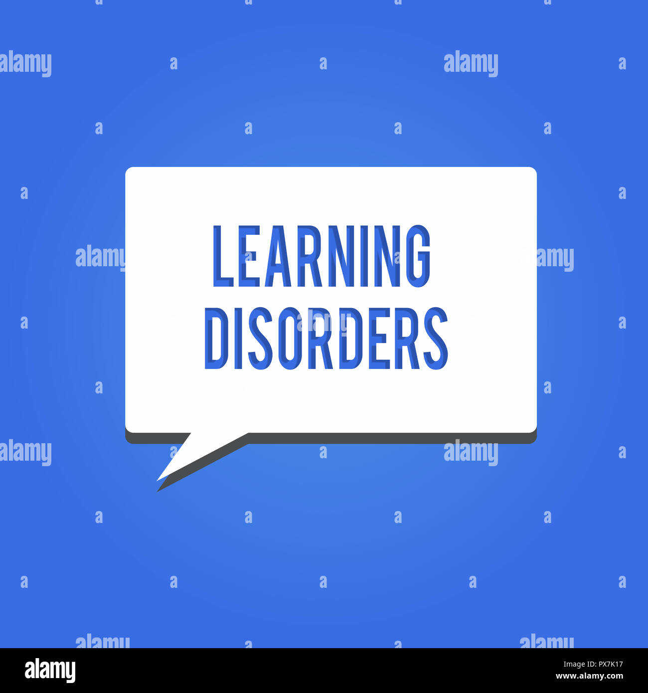 Word writing text Learning Disorders. Business concept for inadequate development of specific academic skills. Stock Photo