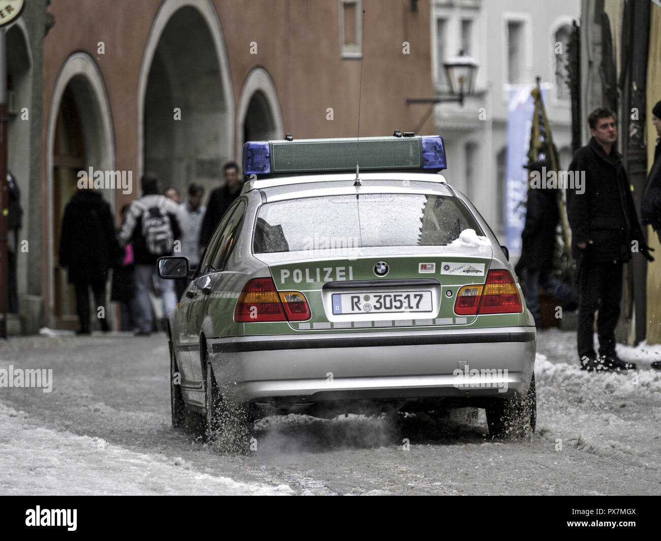 German police car Stock Photo - Alamy
