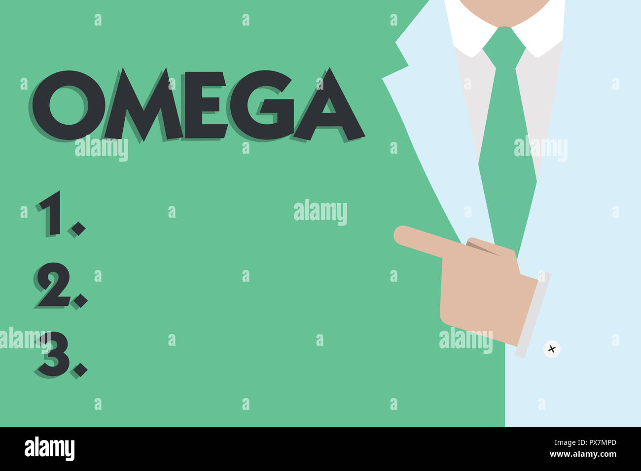 Text sign showing Omega. Conceptual photo Class of essential fatty