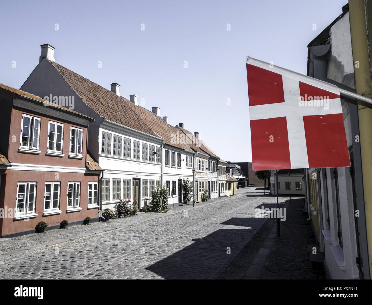 Street In Odense Denmark Fuenen Odense Stock Photo Alamy