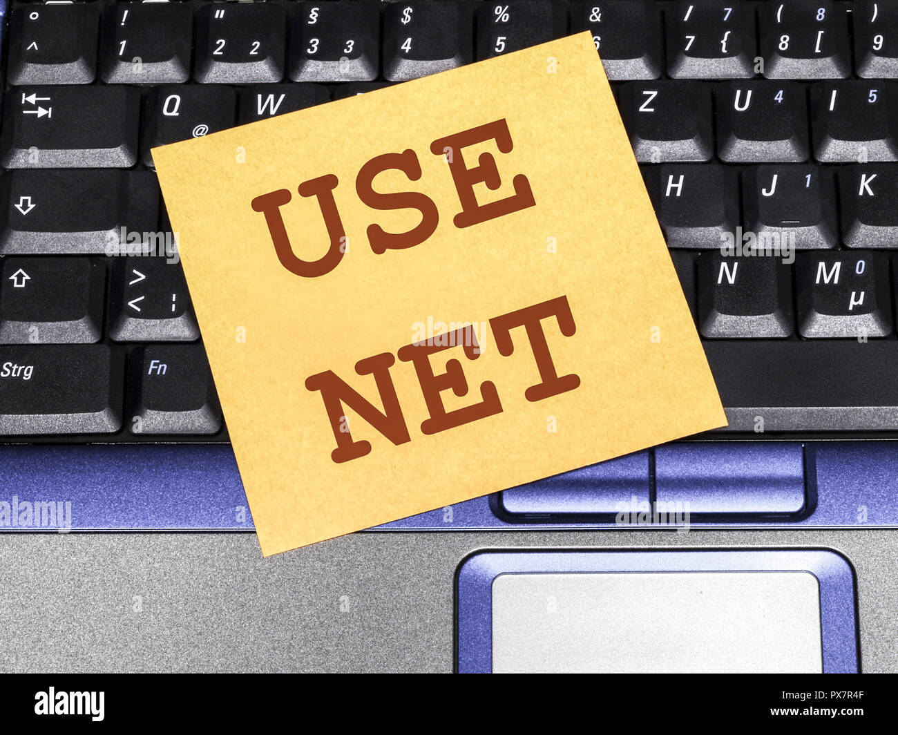 Use Me Note Memo note on notebook, usenet Stock Photo - Alamy