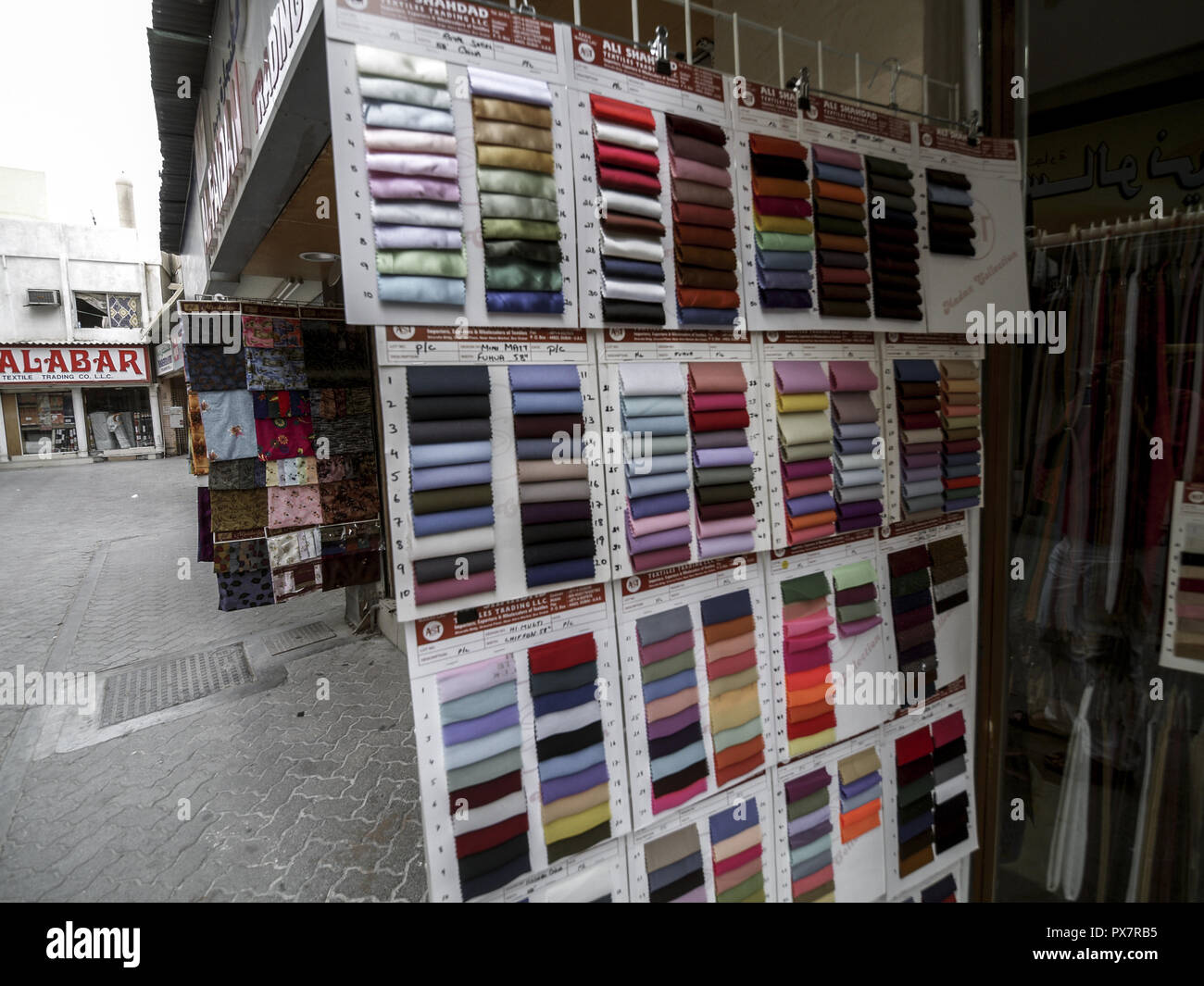 Dubai, Bur Dubai, textile souk, textile market, United Arab Emirates