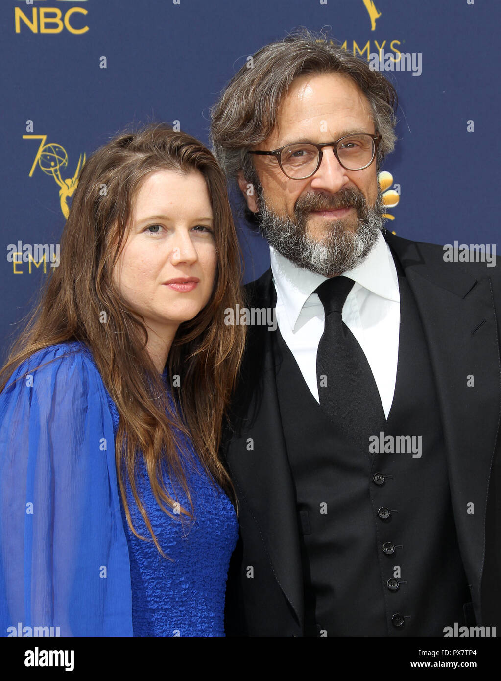 70th Primetime Emmy Awards in Los Angeles, United States Featuring Marc Maron, Sarah Cain Where