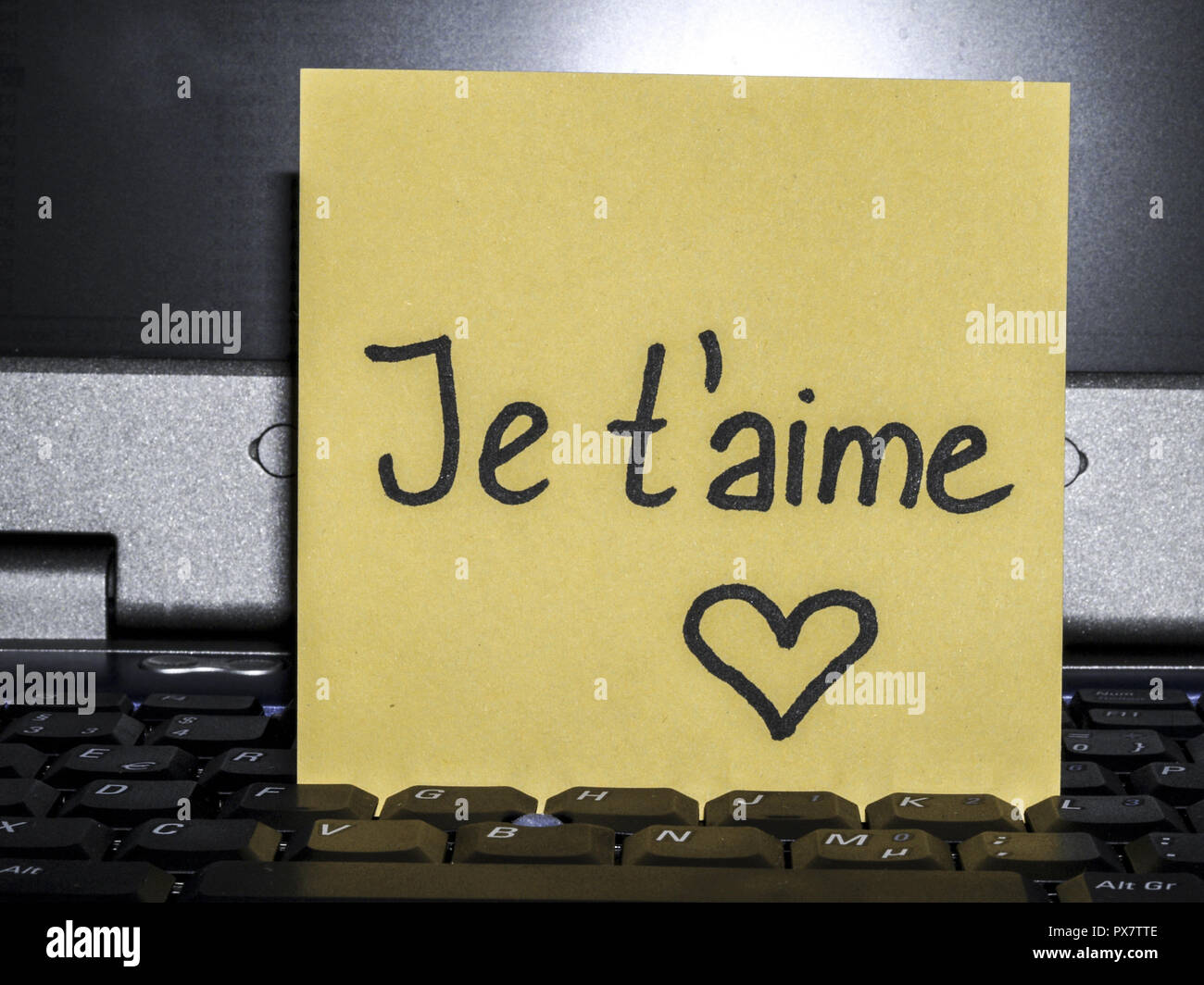 Je t aime hi-res stock photography and images - Alamy